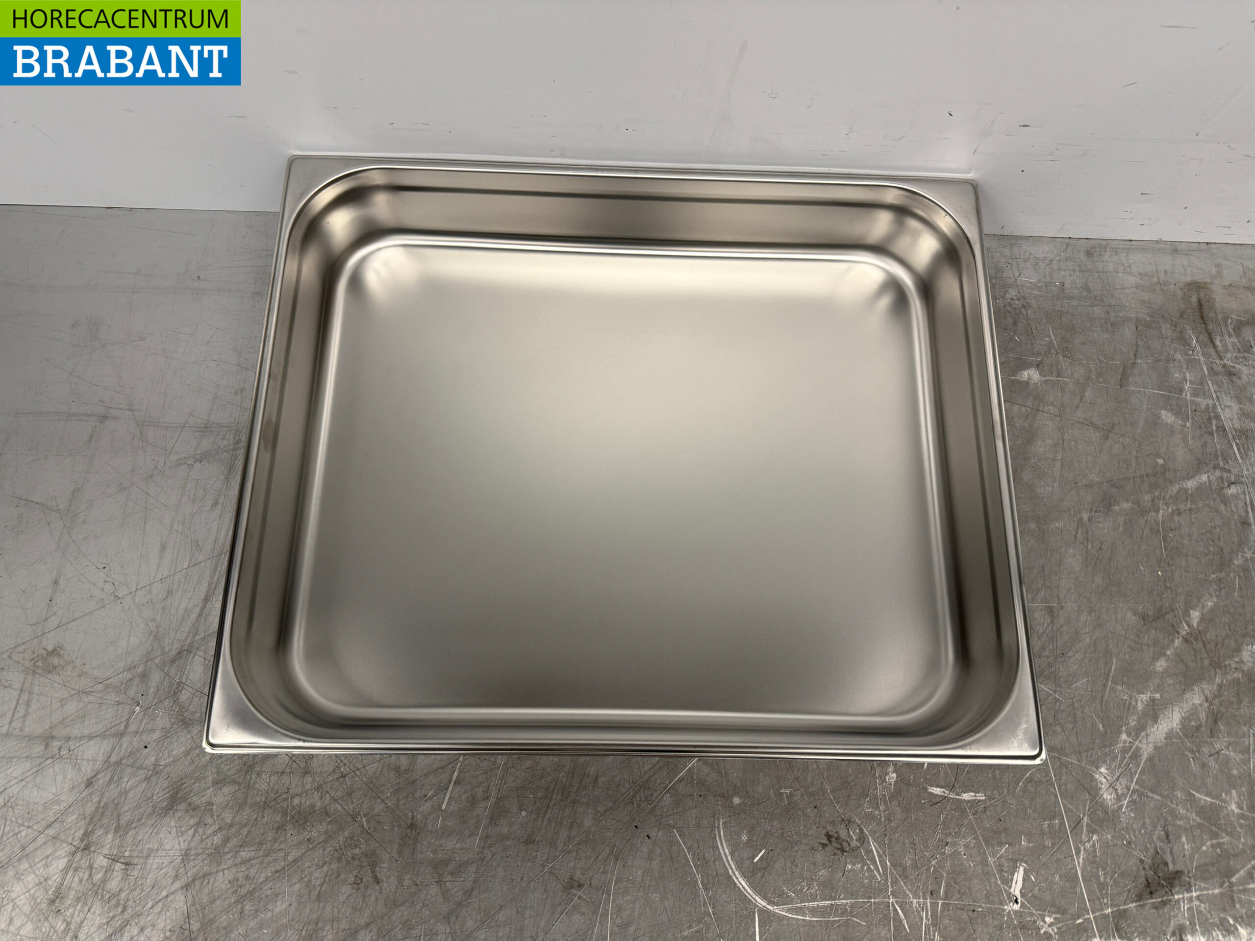 Edelstahl 2/1 GN - Gastronorm Tablett 100 mm Horeca – Bild 4