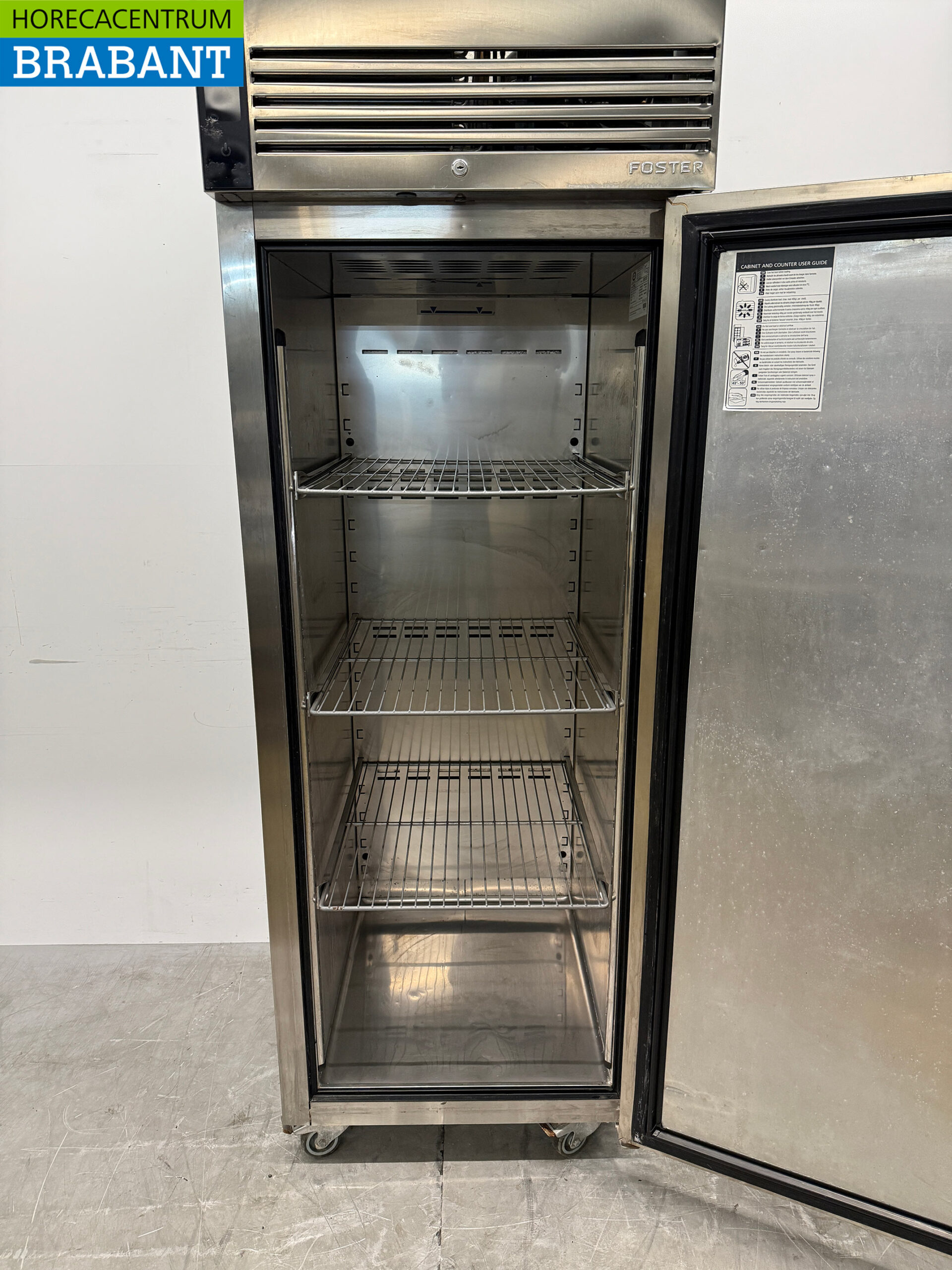 Foster Mobiler Gefrierschrank aus Edelstahl 600 Liter 230V Horeca – Bild 4