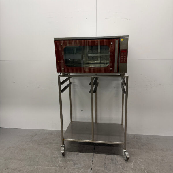 Fri-Jado Umluftofen aus Edelstahl mit Feuchtigkeitszufuhr 3 x 60/40 cm 230V Horeca