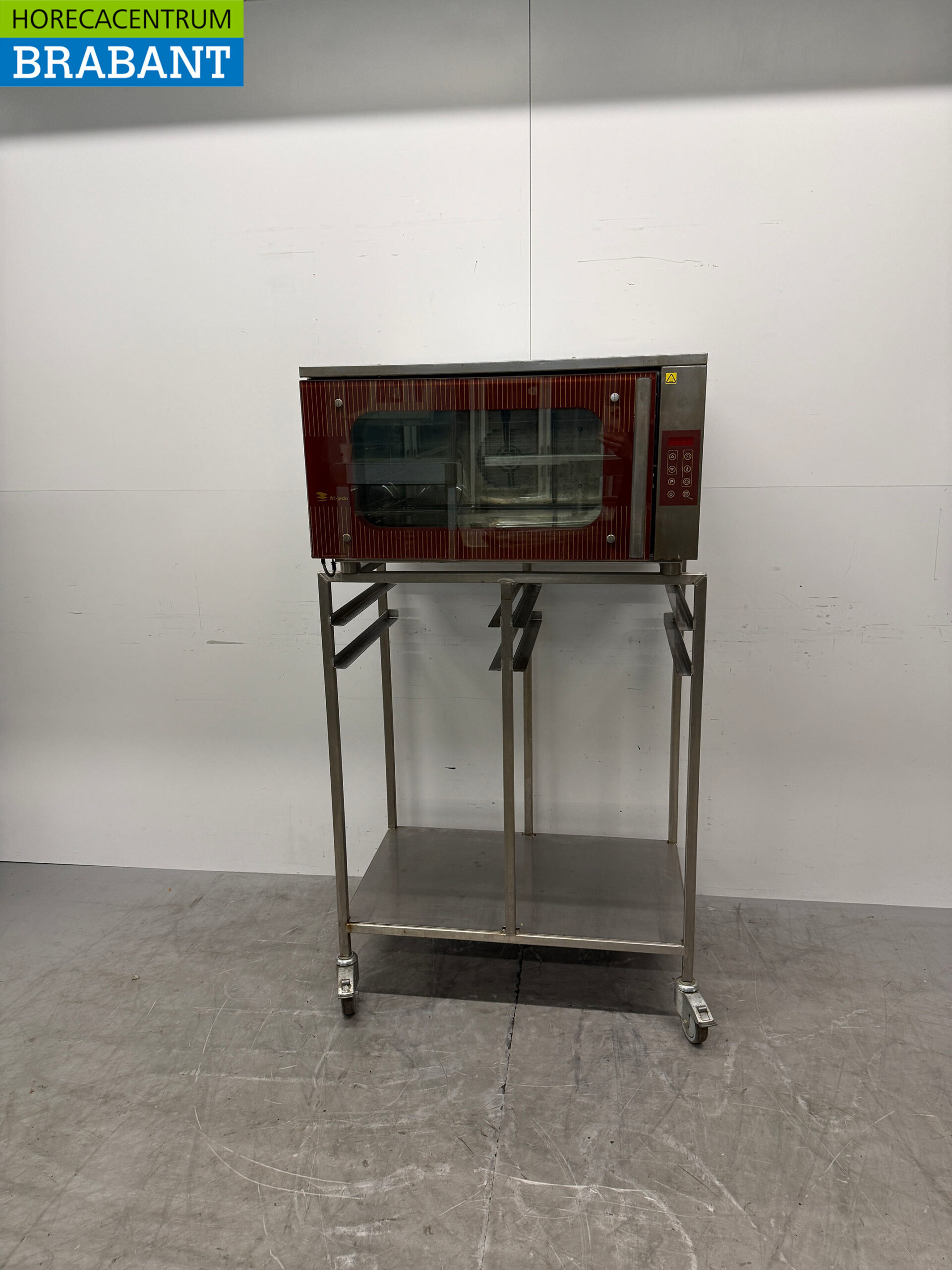 Fri-Jado Umluftofen aus Edelstahl mit Feuchtigkeitszufuhr 3 x 60/40 cm 230V Horeca