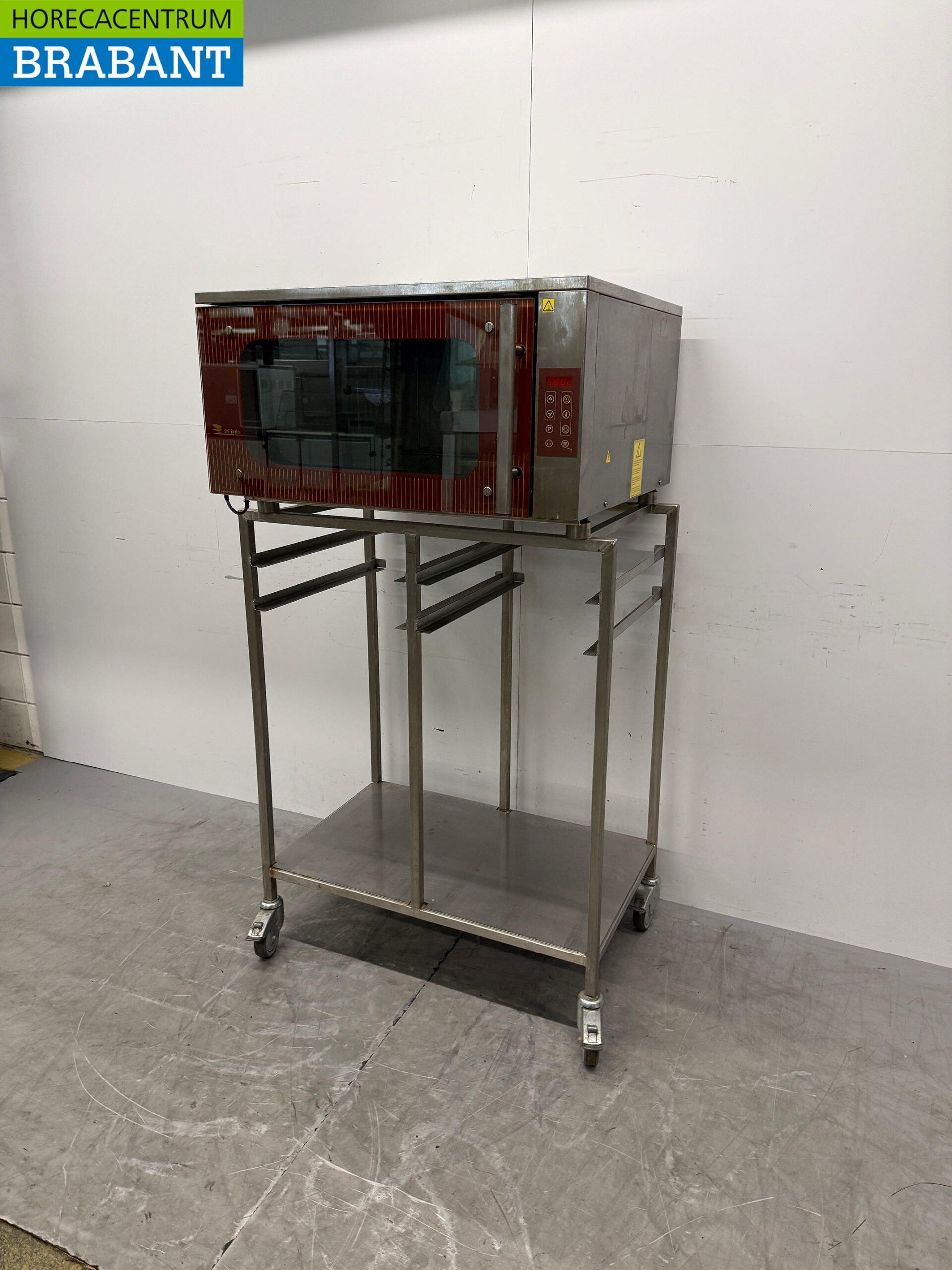 Fri-Jado Umluftofen aus Edelstahl mit Feuchtigkeitszufuhr 3 x 60/40 cm 230V Horeca – Bild 2
