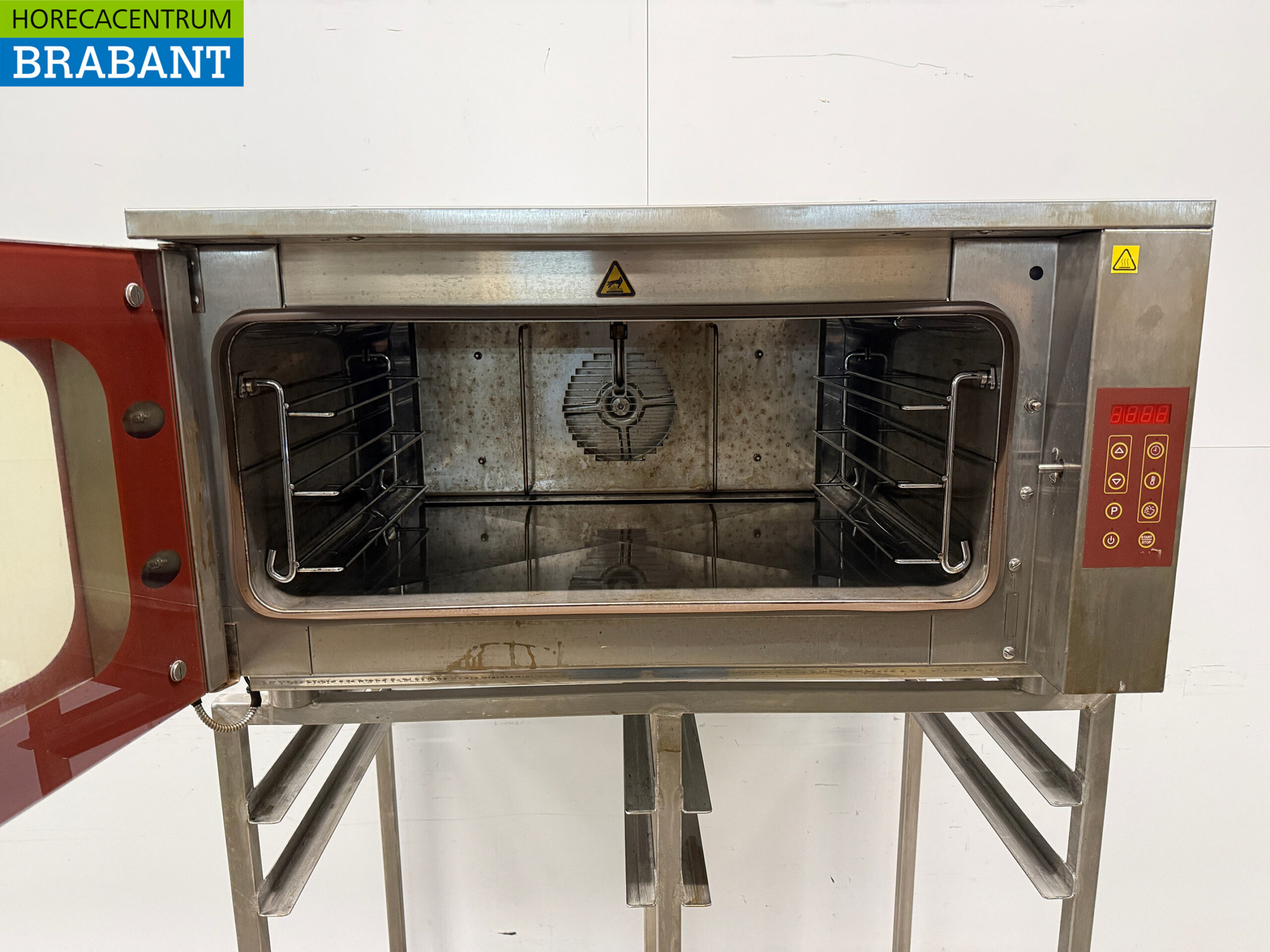 Fri-Jado Umluftofen aus Edelstahl mit Feuchtigkeitszufuhr 3 x 60/40 cm 230V Horeca – Bild 5