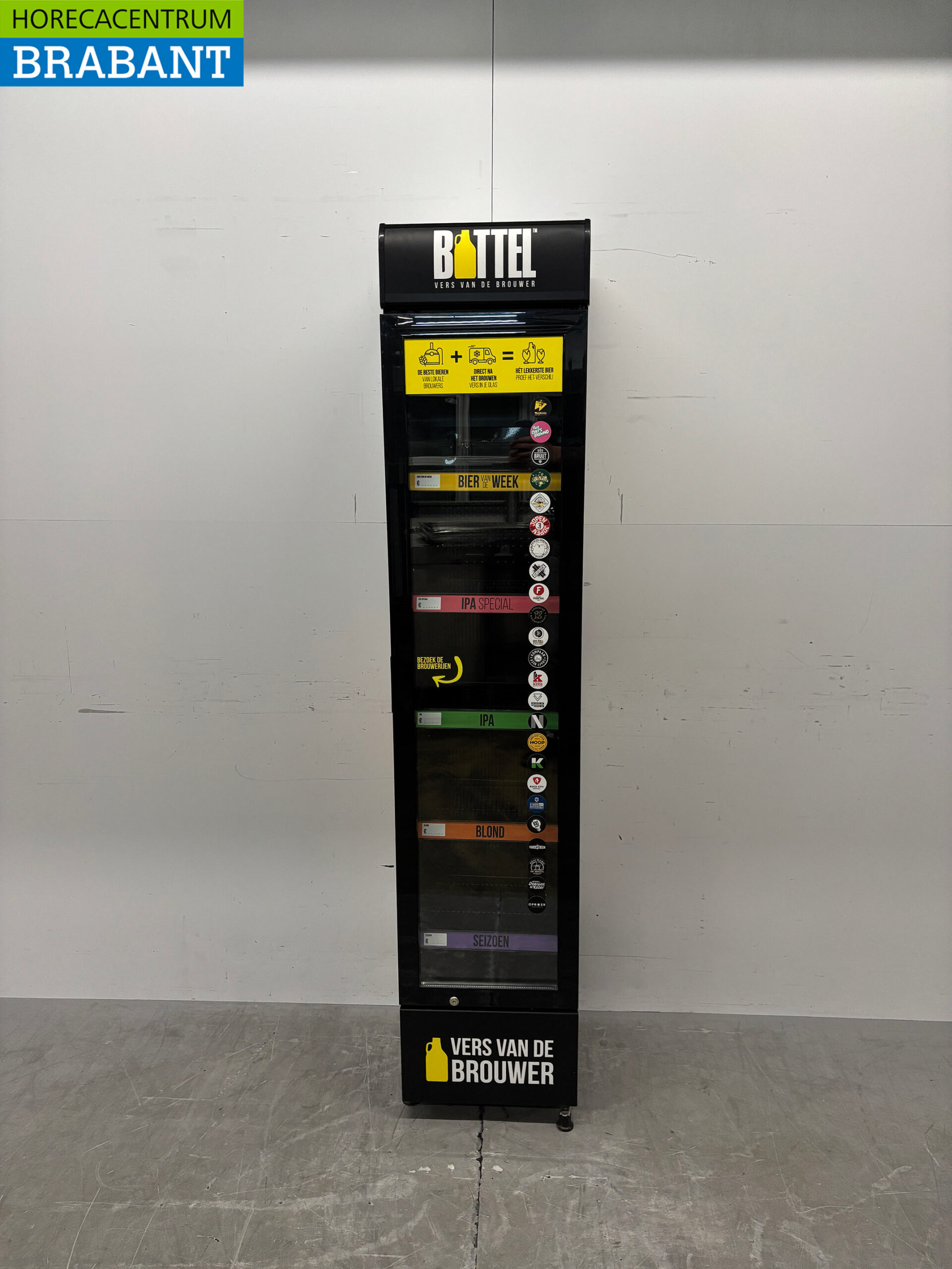 Gastro-Cool Glastürkühlschrank Getränkekühlschrank 155 Liter 230V Horeca