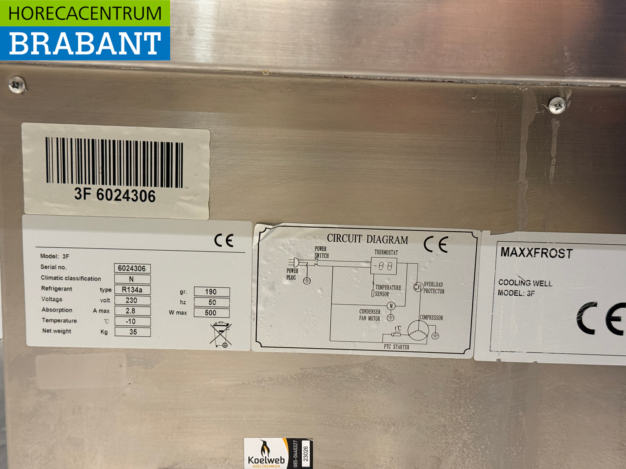 Maxxfrost-Edelstahl-Einbau-Kühlplatte 3 x 1/1 GN, 230 V, Gastronomie – Bild 7