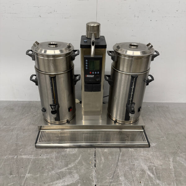 Bravilor Bonamat Percolator-Kaffeemaschine aus Edelstahl, 2 x 10 Liter, 400 V, Gastronomie