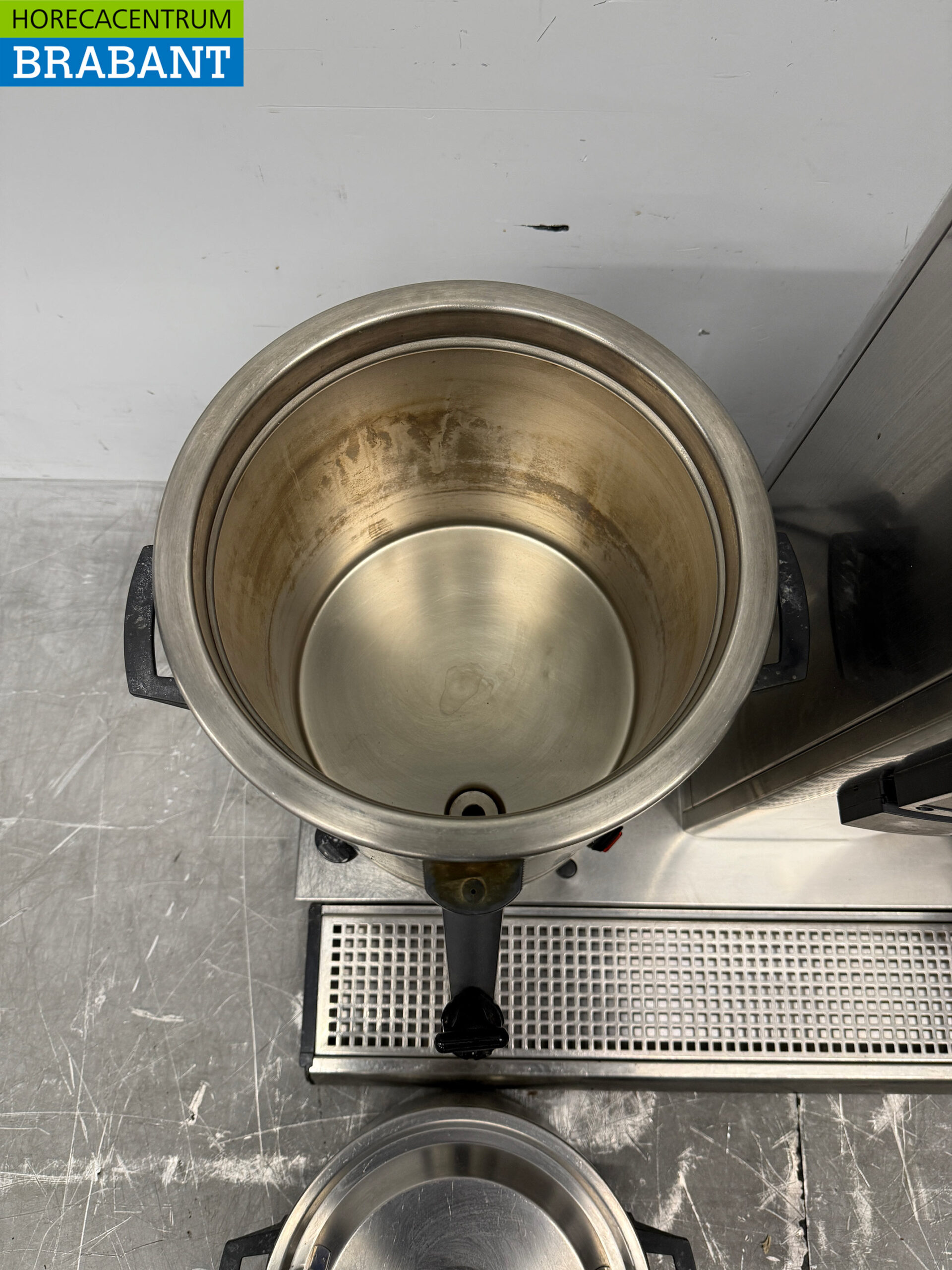 Bravilor Bonamat Percolator-Kaffeemaschine aus Edelstahl, 2 x 10 Liter, 400 V, Gastronomie – Bild 5