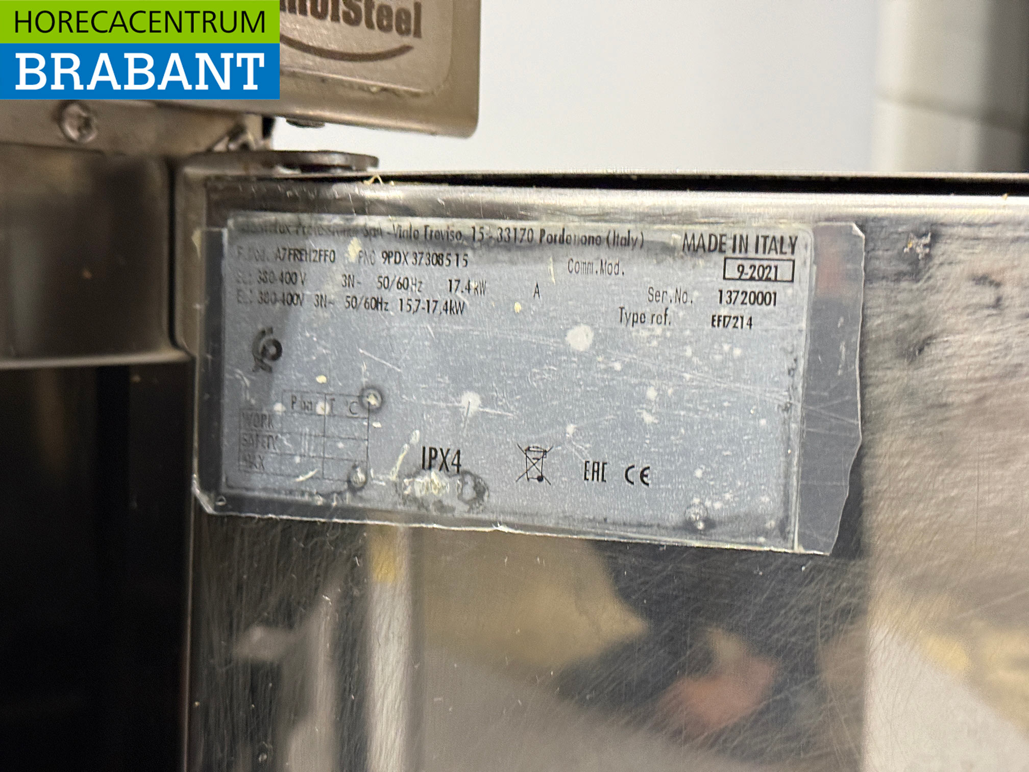 Zanussi Doppel-Fritteuse aus Edelstahl, 2 x 16 Liter, 400 V, Gastronomie – Bild 6