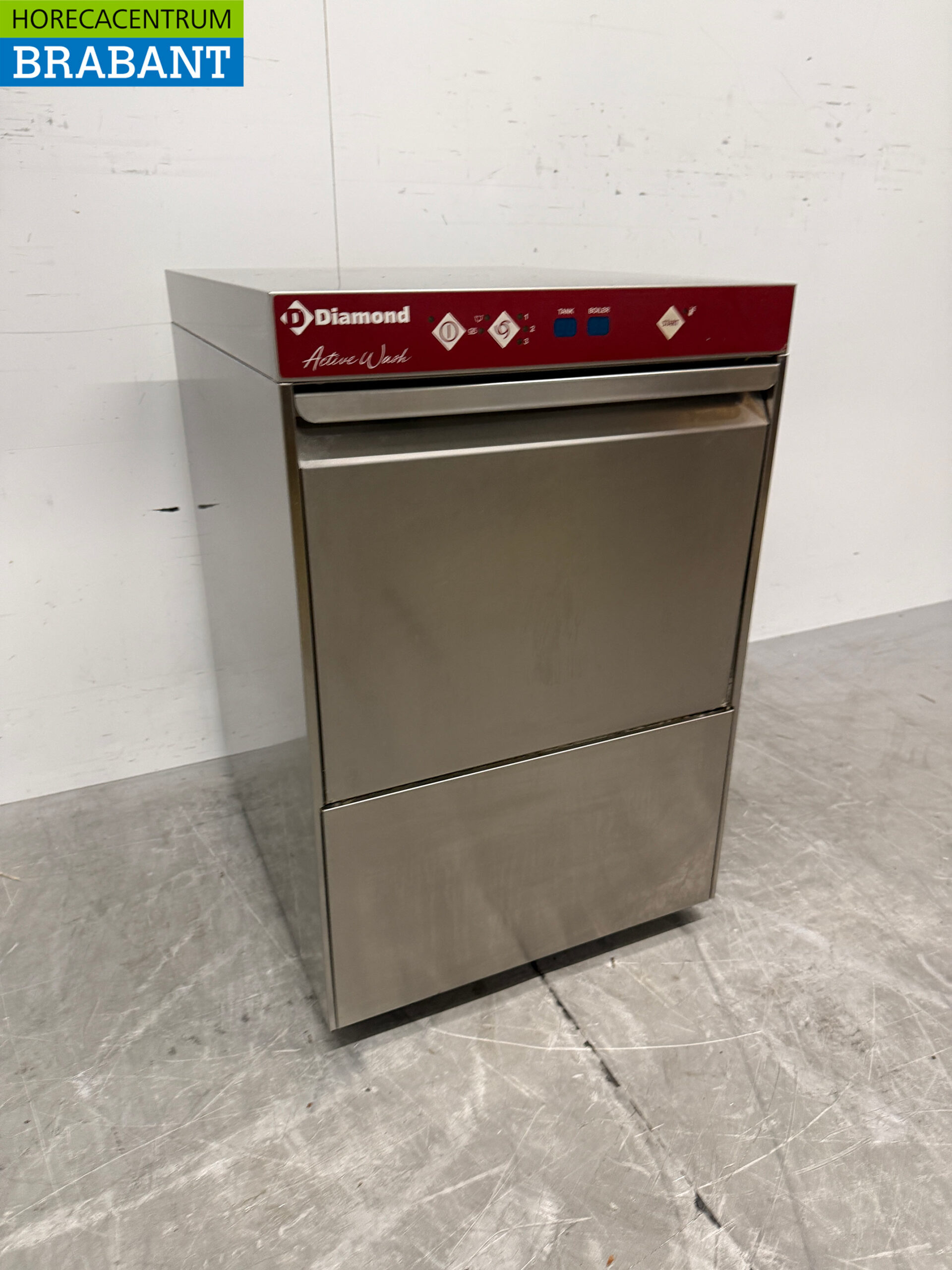 Edelstahl-Glaswaschmaschine „Diamond“ mit Ablaufpumpe, 230 V, Gastronomie – Bild 3
