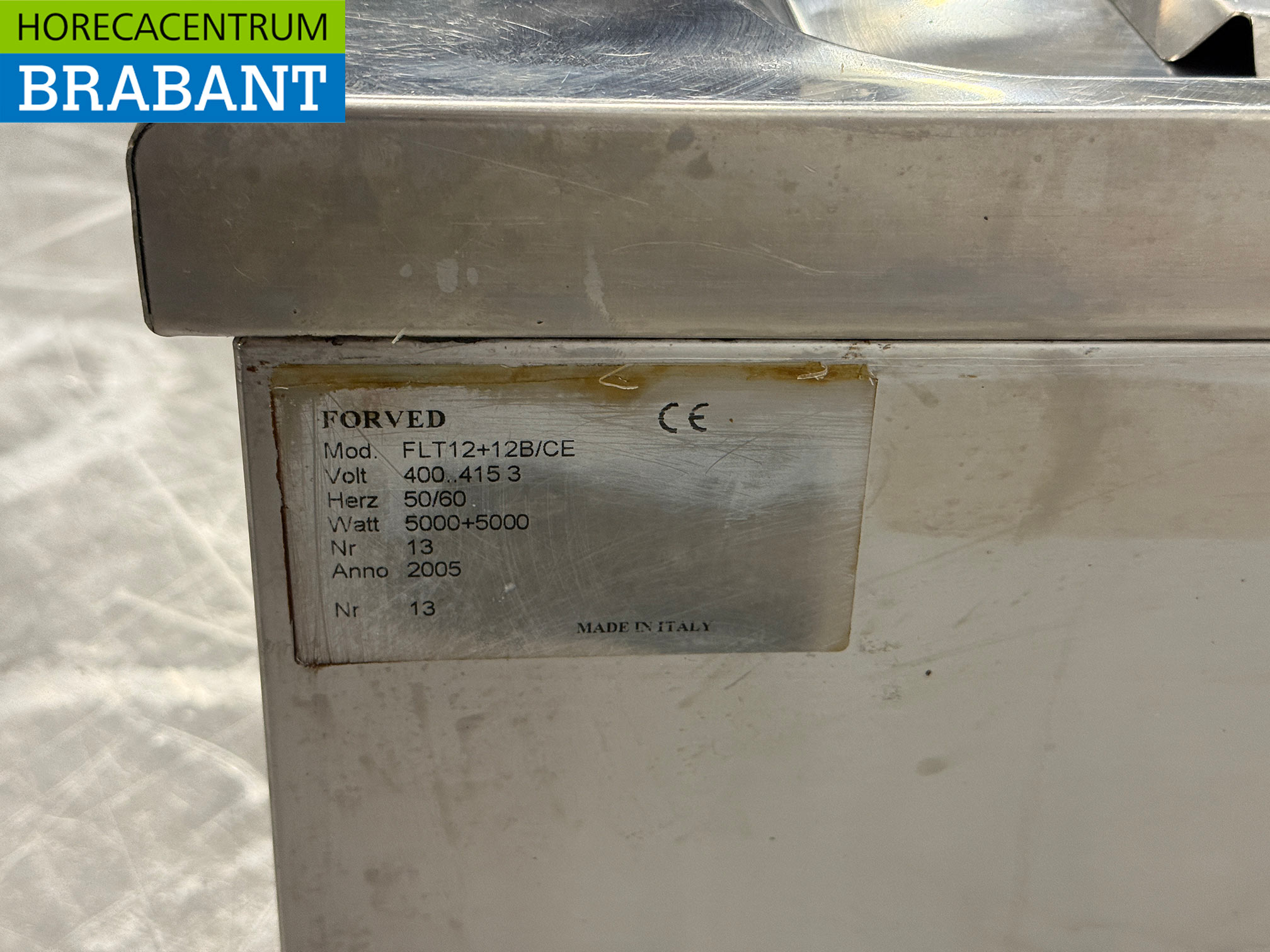 Forved Doppel-Fritteuse aus Edelstahl 2 x 12 Liter 2 x 400V Horeca – Bild 5