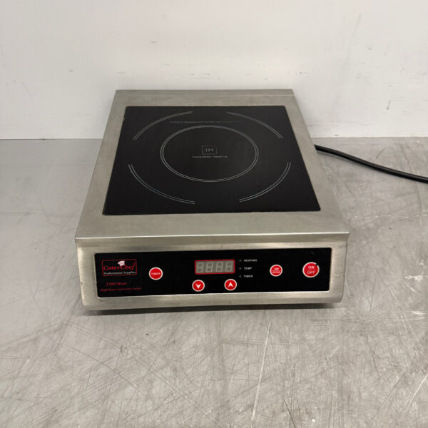 Caterchef Induktionskochfeld aus Edelstahl, 3,5 kW, 230 V, Gastronomie