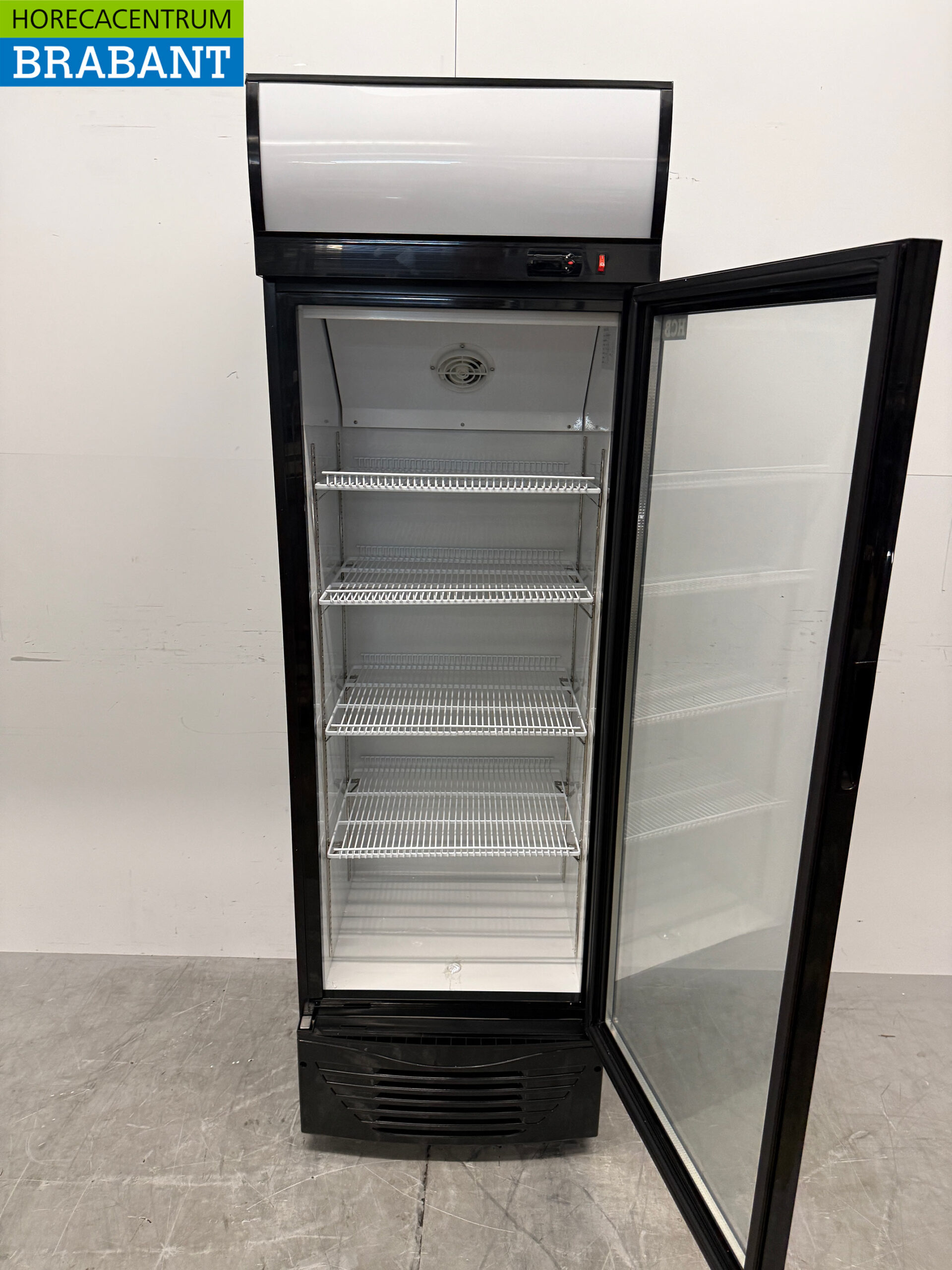 HCB Glastürkühlschrank Getränkekühlschrank 278 Liter 230V Horeca – Bild 4
