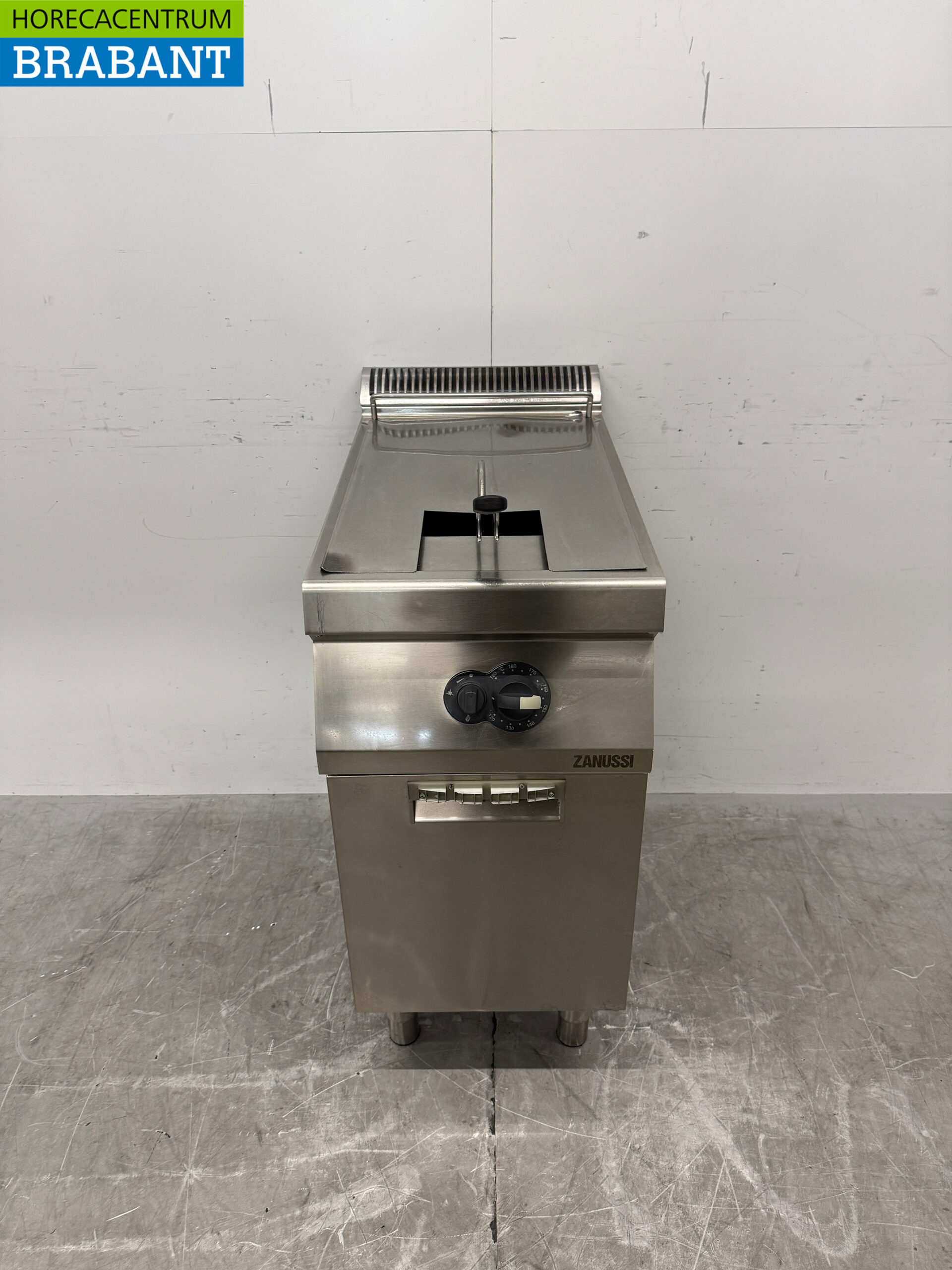 Zanussi-Fritteuse aus Edelstahl, 15 Liter, Gasbetrieb, Gastronomie