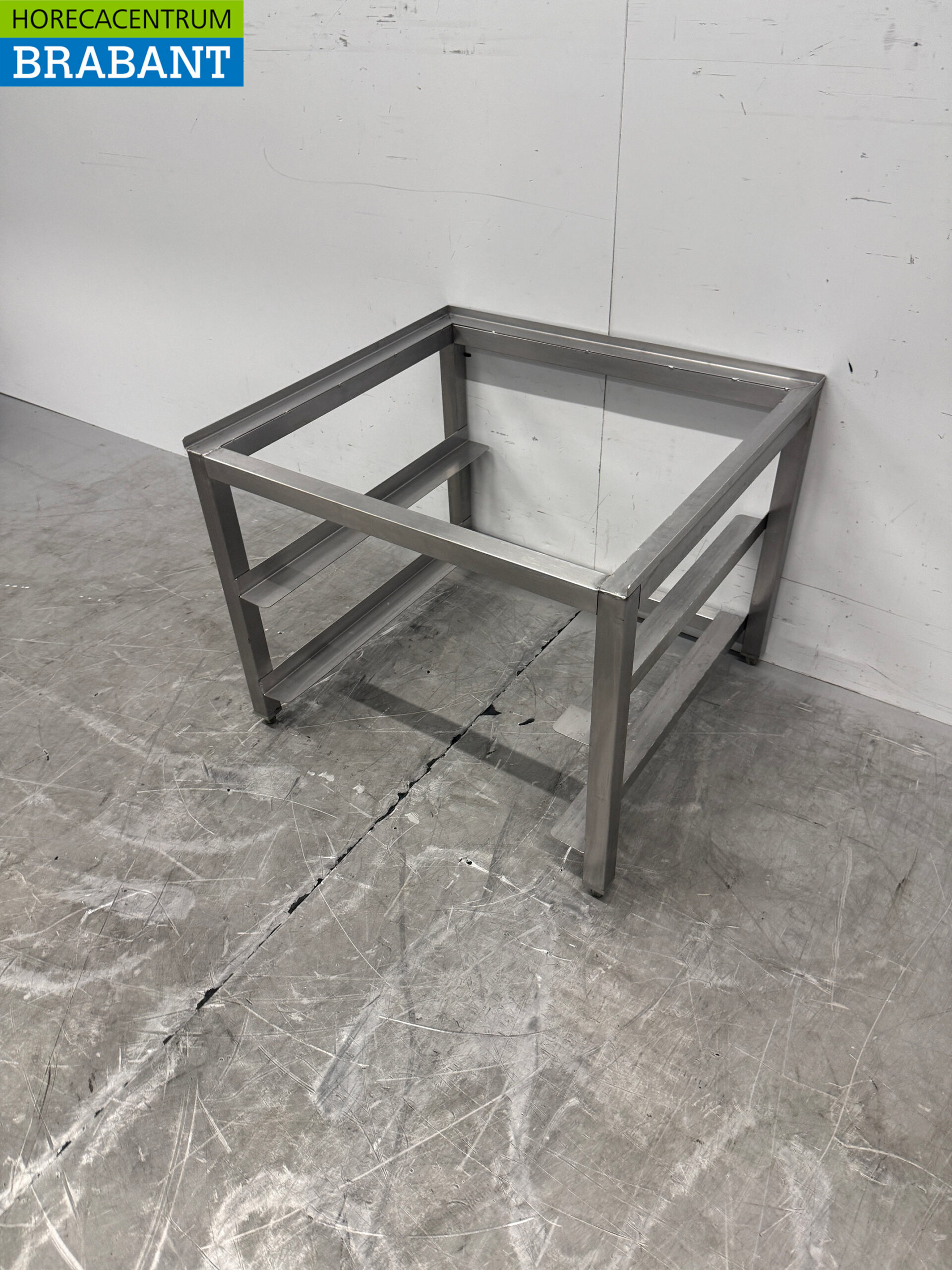 Geschirrspüler-Untergestell aus Edelstahl, 60 x 55 x 48 cm, Gastronomie – Bild 2