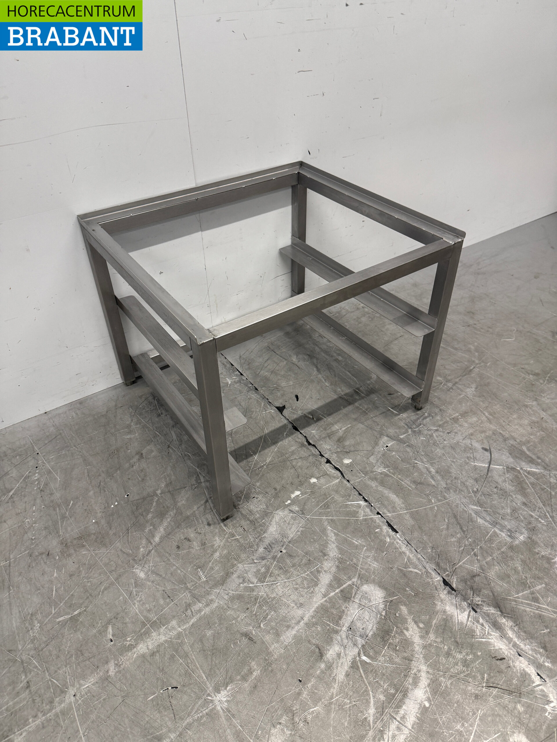 Geschirrspüler-Untergestell aus Edelstahl, 60 x 55 x 48 cm, Gastronomie – Bild 3