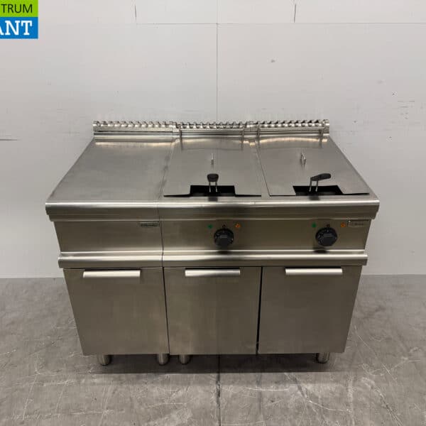 Electrolux Doppelfritteuse aus Edelstahl 2 x 15 Liter 400V Catering