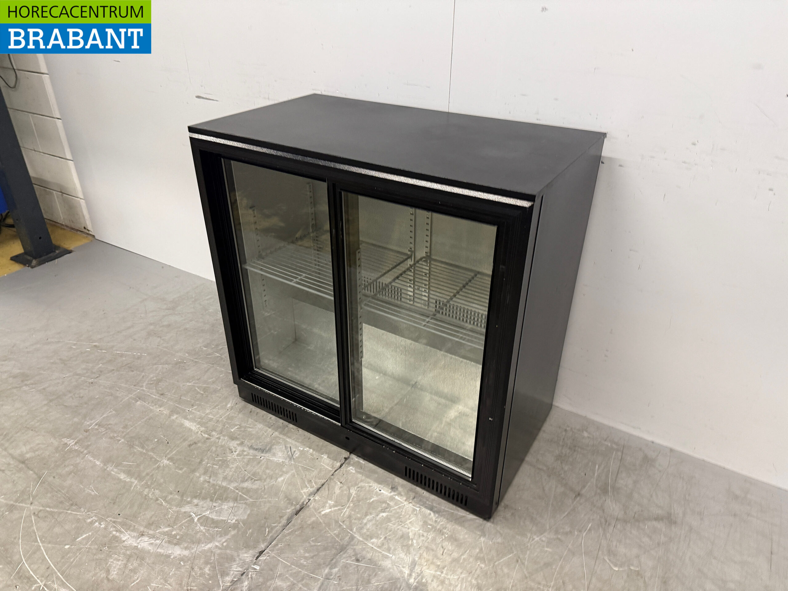 Barkühlschrank mit 2 Glastüren, 90,5 cm, 230 V, Gastronomie – Bild 2