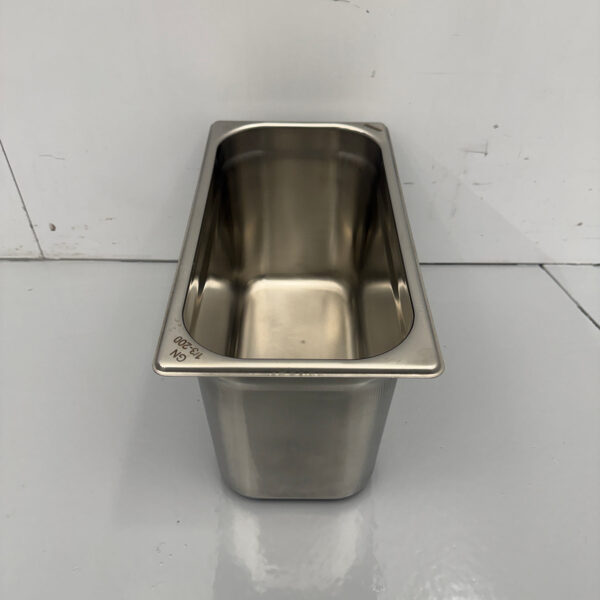 Gastronorm GN-Behälter aus Edelstahl 1/3 Tiefe 200 mm Horeca