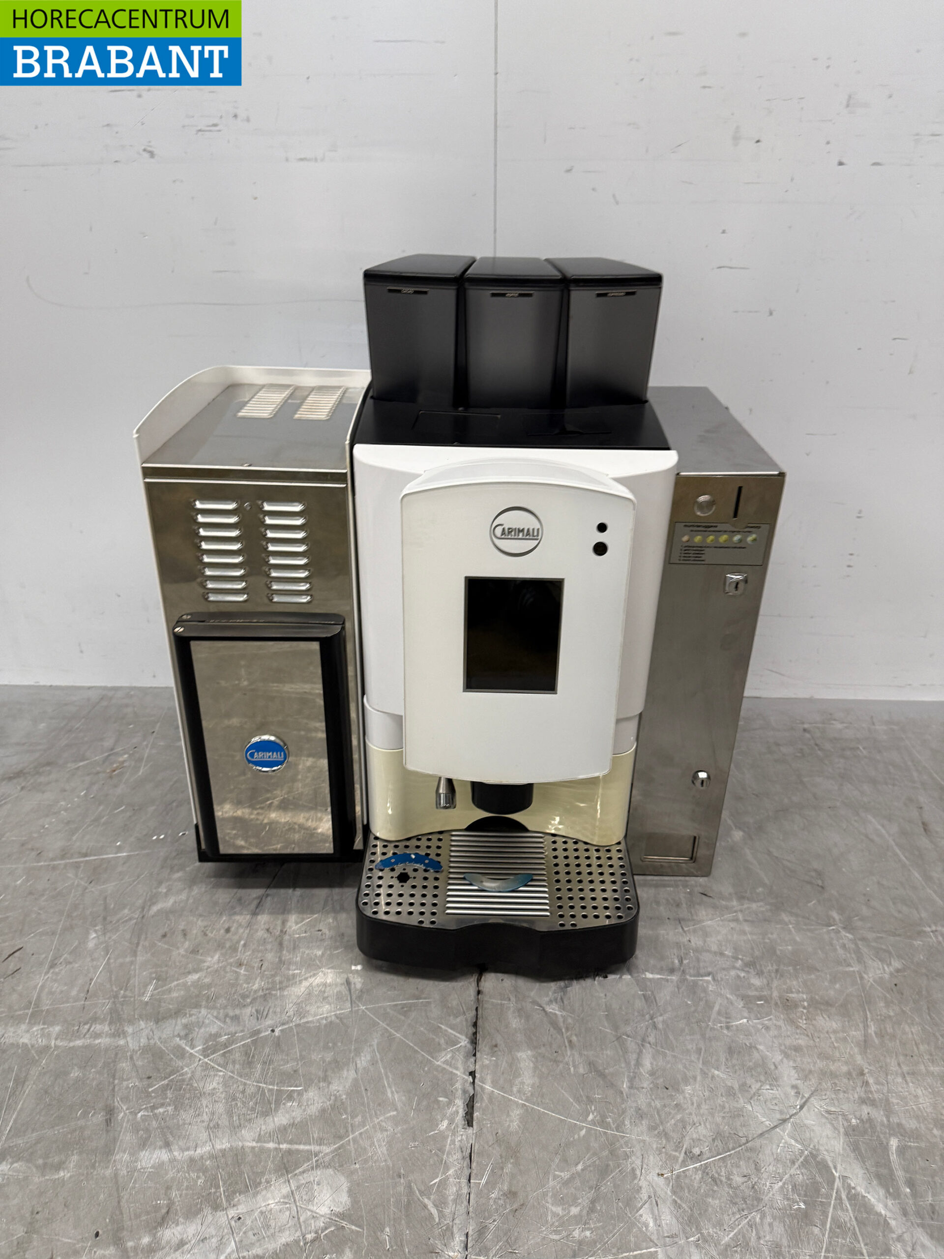 Carimali Optima Espressomaschine mit Milchkühler Euro-Einsatz 230V Horeca