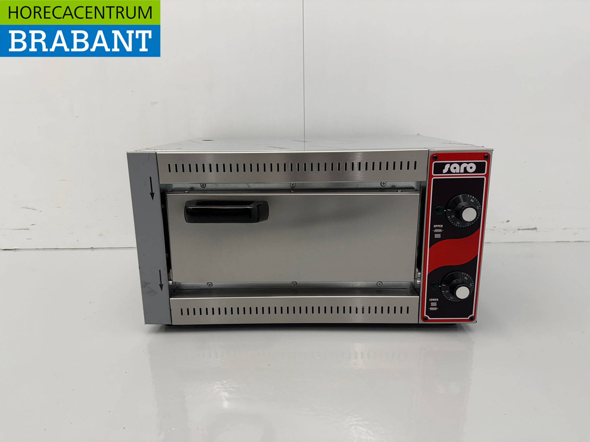 Saro Palermo Pizzaofen aus Edelstahl 1 Pizza 230V Horeca