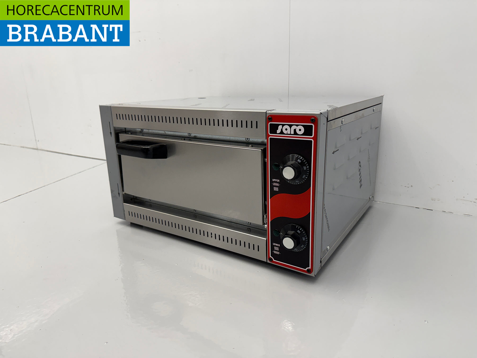 Saro Palermo Pizzaofen aus Edelstahl 1 Pizza 230V Horeca – Bild 2