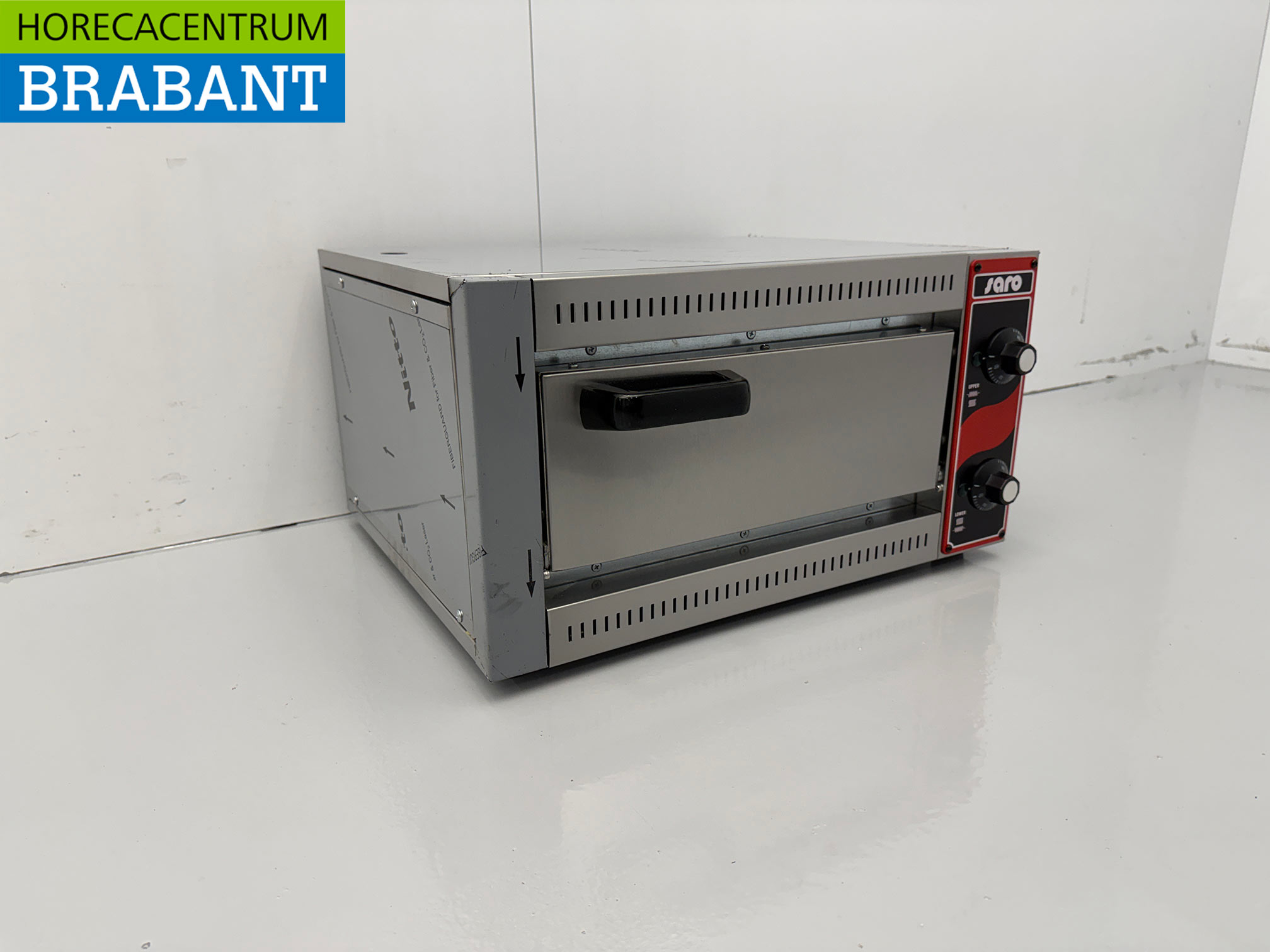 Saro Palermo Pizzaofen aus Edelstahl 1 Pizza 230V Horeca – Bild 3