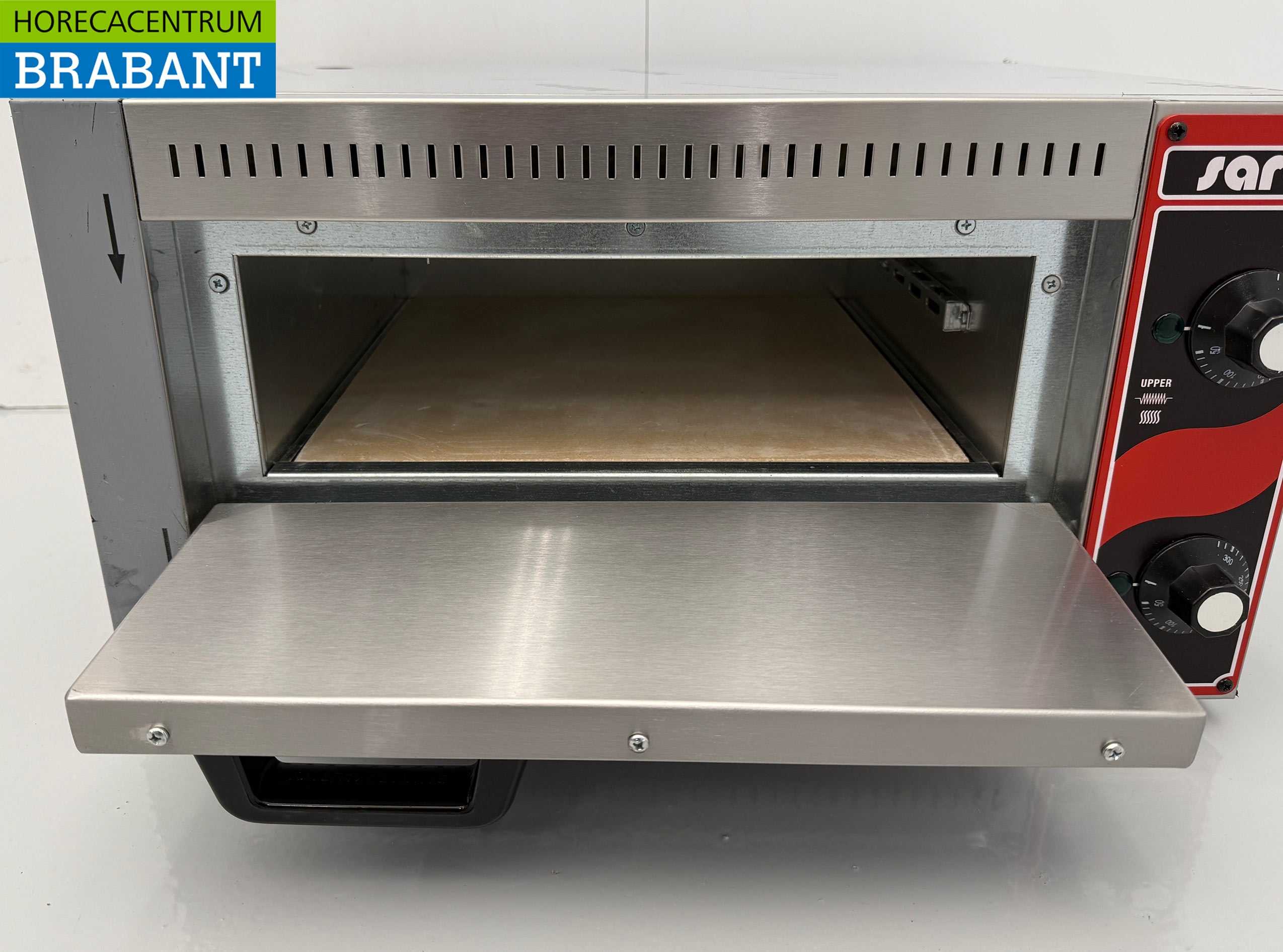 Saro Palermo Pizzaofen aus Edelstahl 1 Pizza 230V Horeca – Bild 5