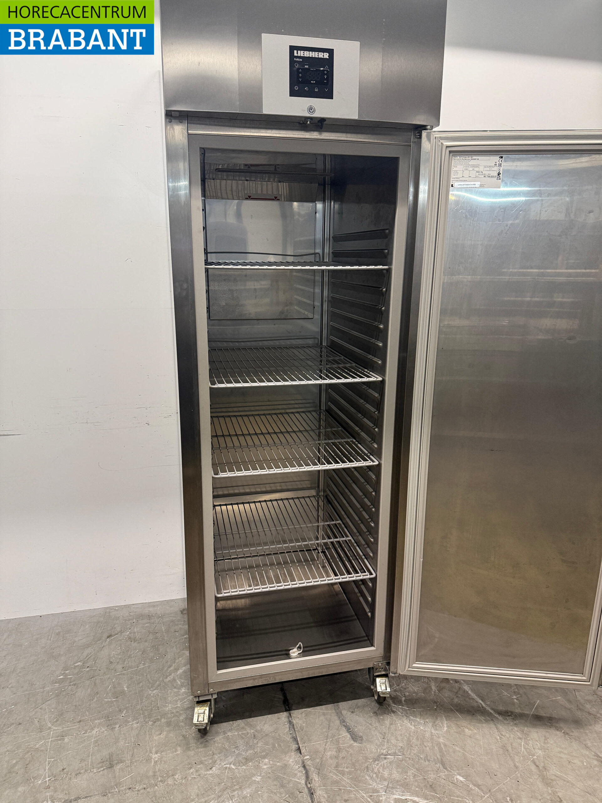 Liebherr-Edelstahl-Gefrierschrank auf Rädern, 597 Liter, 230 V, Gastronomie – Bild 4