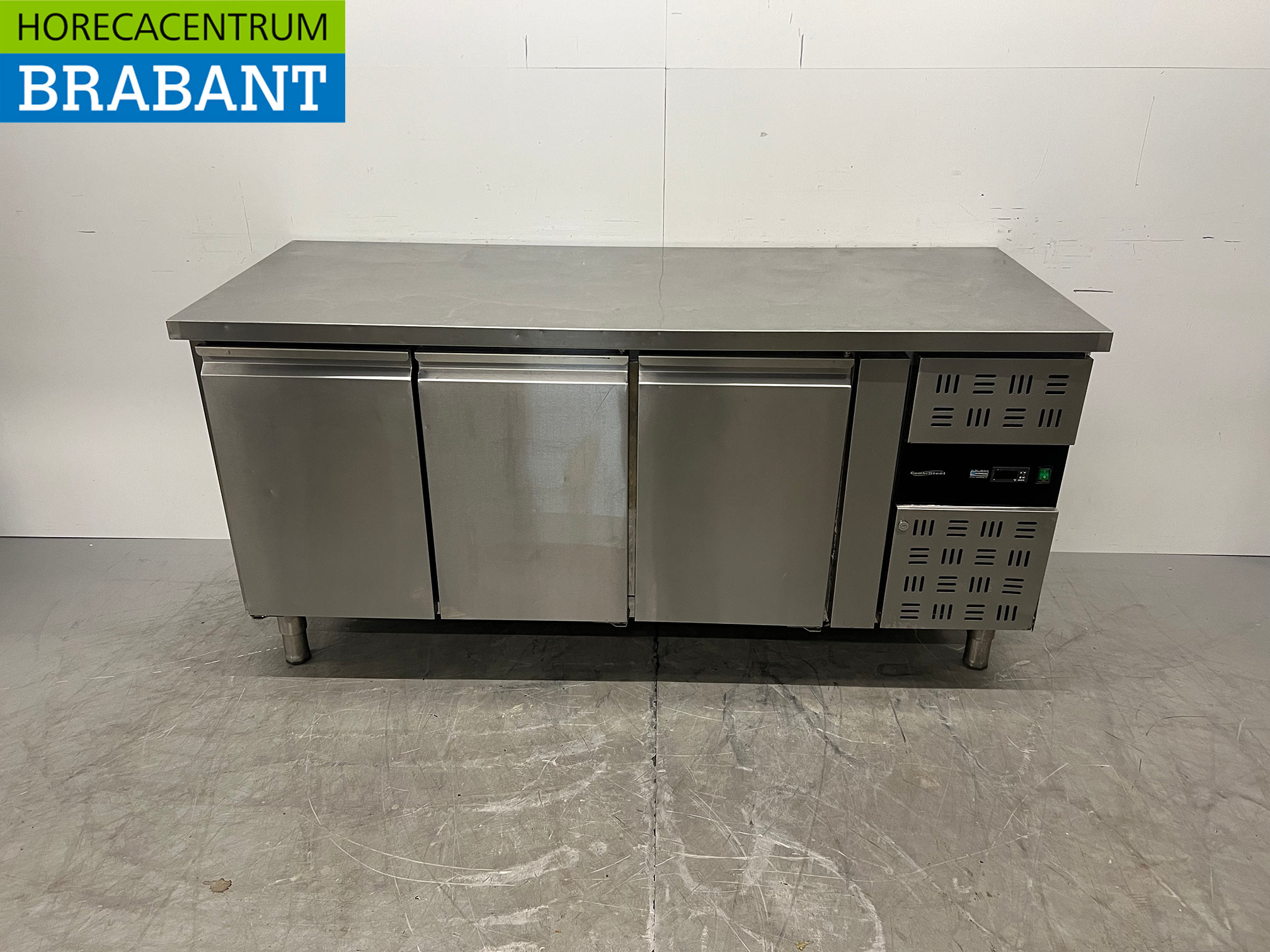 Edelstahl Combisteel Kühlschrank 3 Türen 179,5 cm 230V Horeca