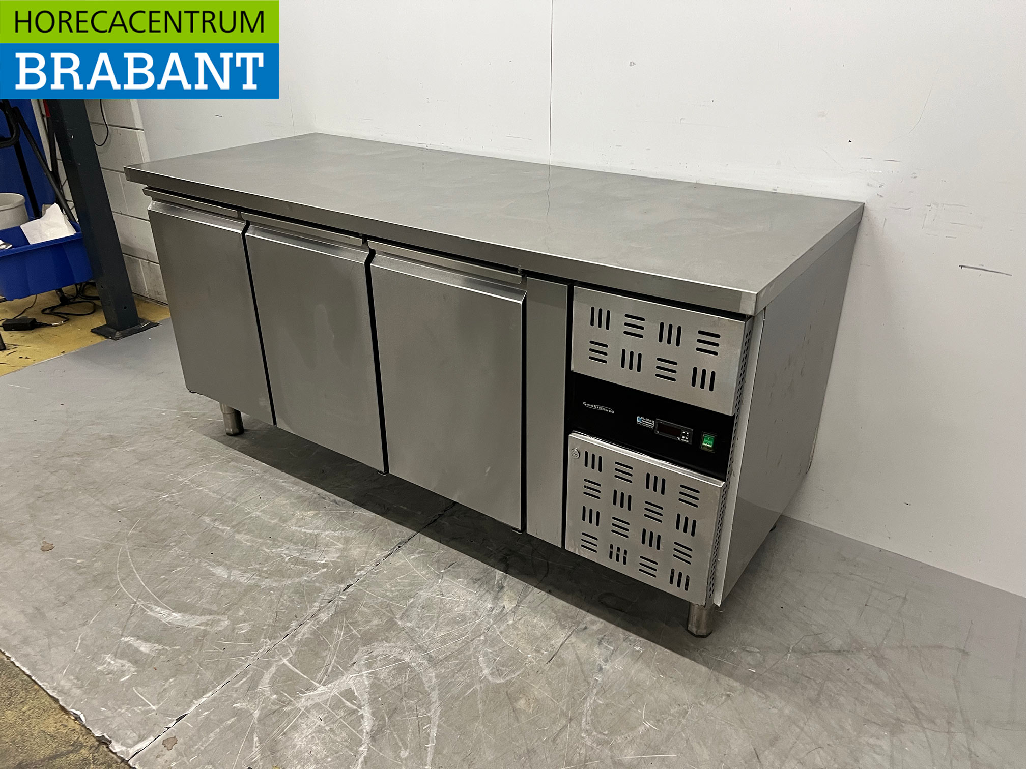 Edelstahl Combisteel Kühlschrank 3 Türen 179,5 cm 230V Horeca – Bild 2