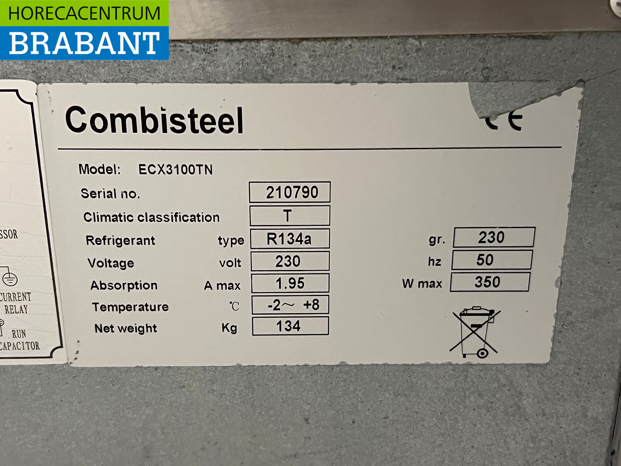 Edelstahl Combisteel Kühlschrank 3 Türen 179,5 cm 230V Horeca – Bild 7