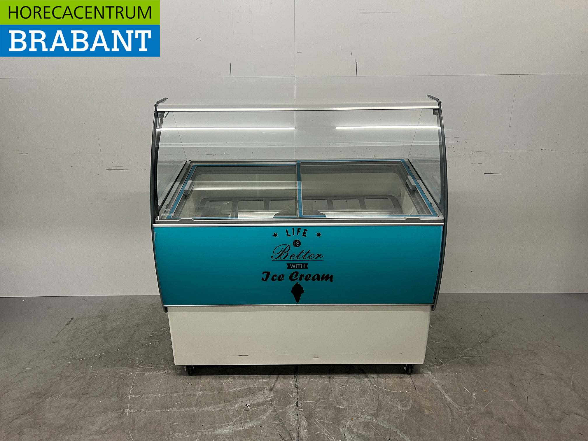 Mobile Combisteel Bali Scoop Eiscremevitrine 9 Schalen 230V Horeca