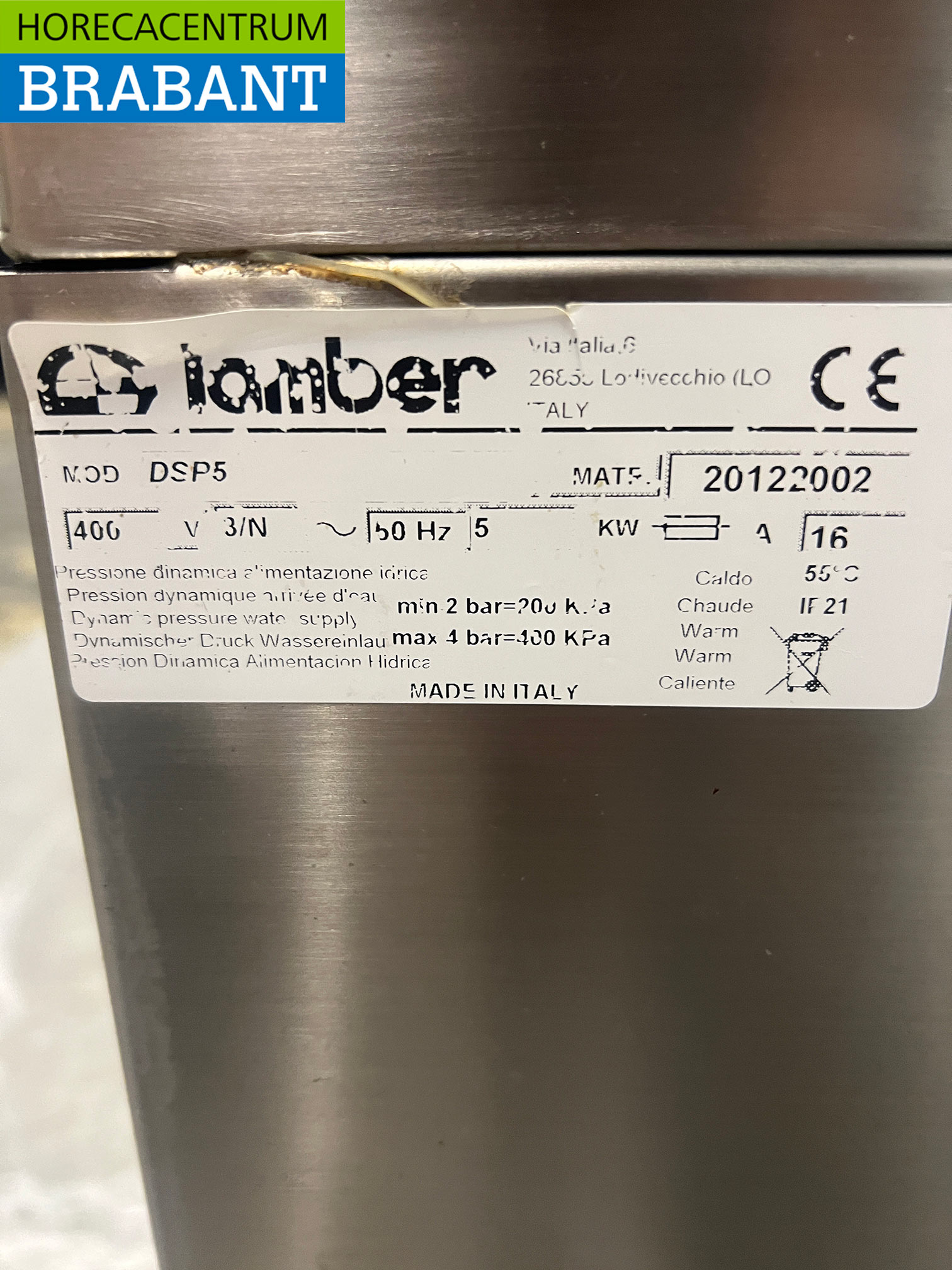 Edelstahl-Durchlaufgeschirrspüler „Lamber“ 400 V für die Gastronomie – Bild 6