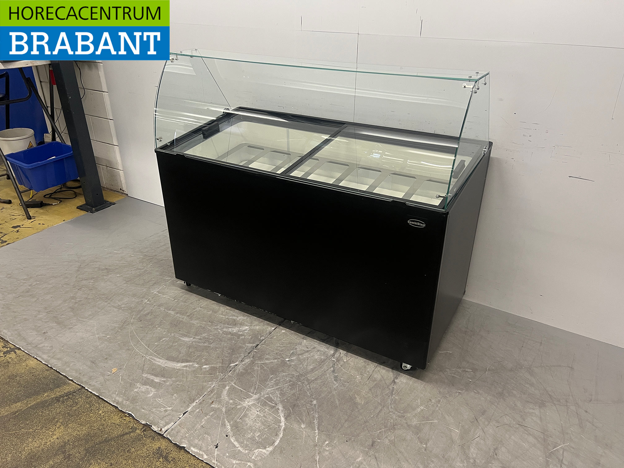 Mobile Combisteel Teneriffa Schaufel-Eisvitrine 10 Fächer 230V Horeca – Bild 2