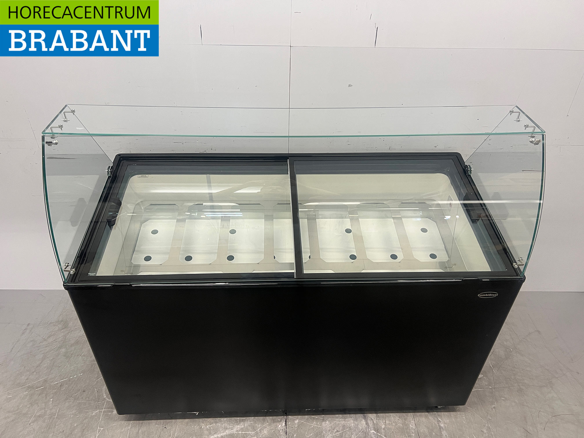 Mobile Combisteel Teneriffa Schaufel-Eisvitrine 10 Fächer 230V Horeca – Bild 4