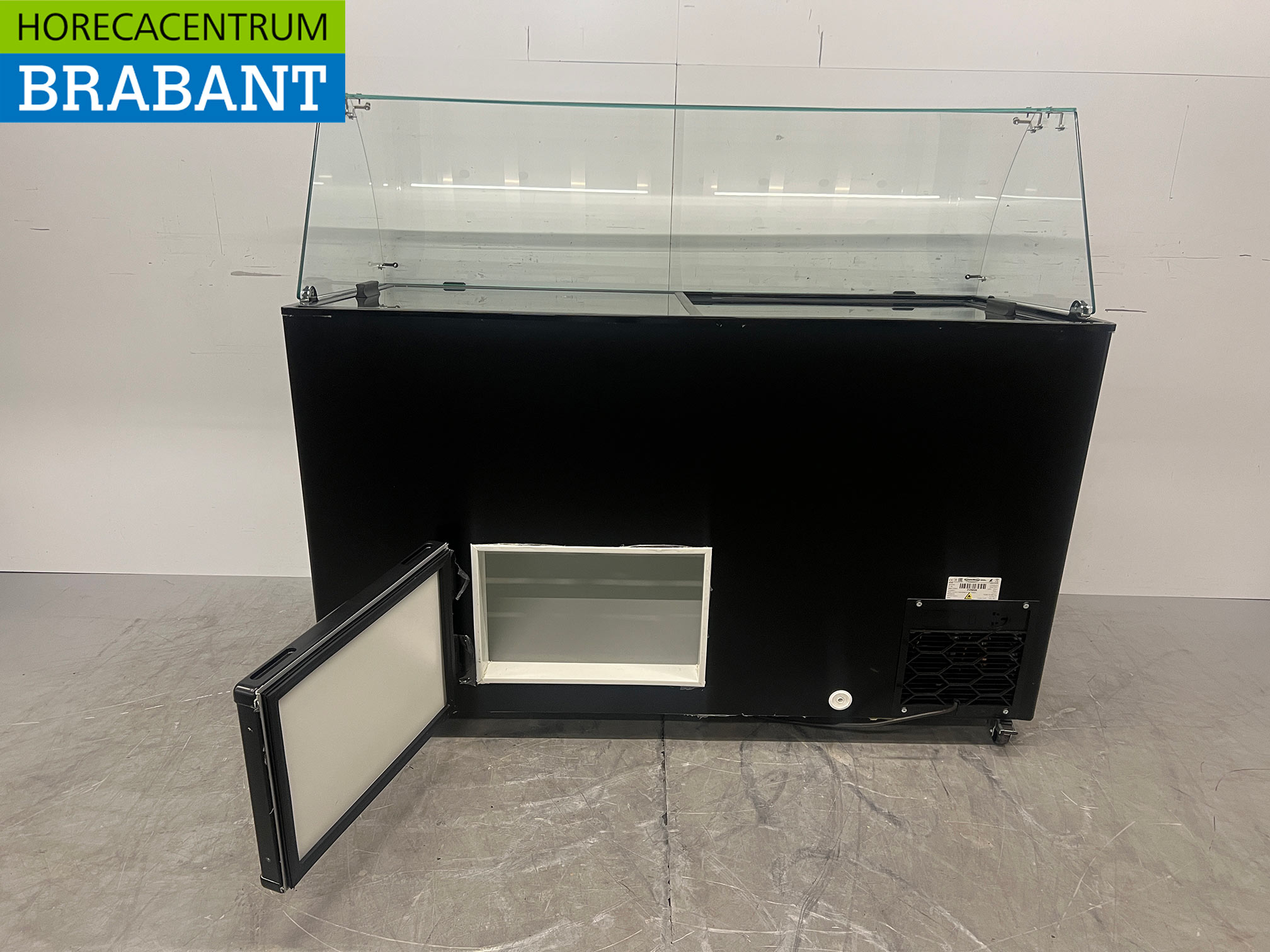 Mobile Combisteel Teneriffa Schaufel-Eisvitrine 10 Fächer 230V Horeca – Bild 6