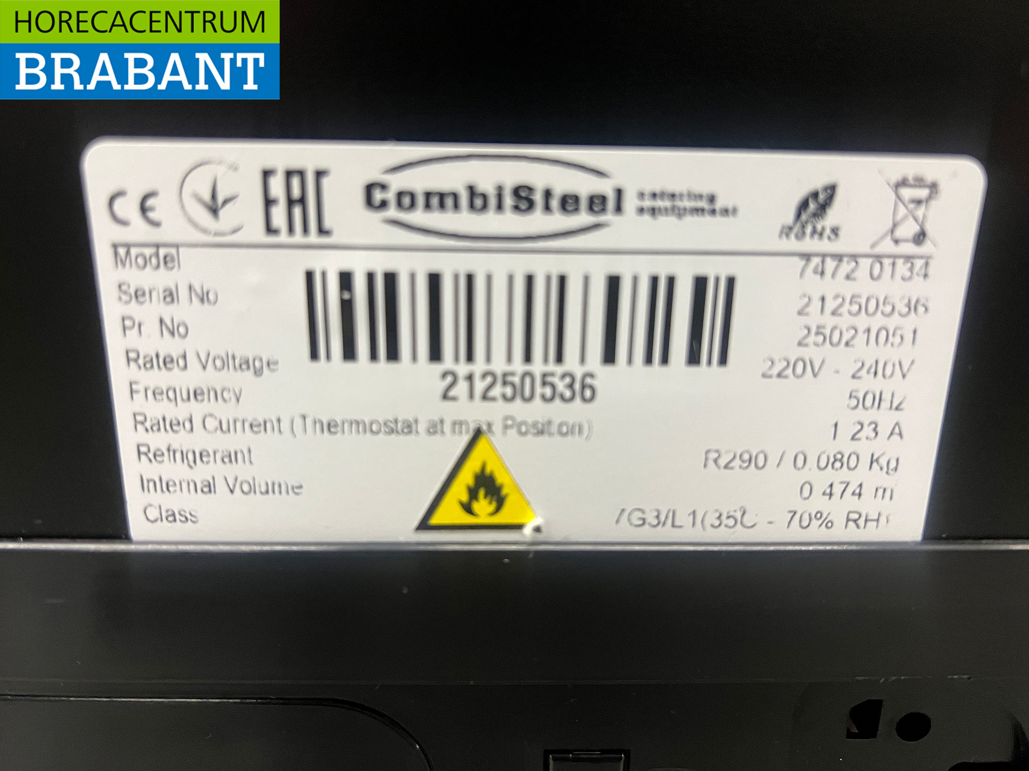 Mobile Combisteel Teneriffa Schaufel-Eisvitrine 10 Fächer 230V Horeca – Bild 7