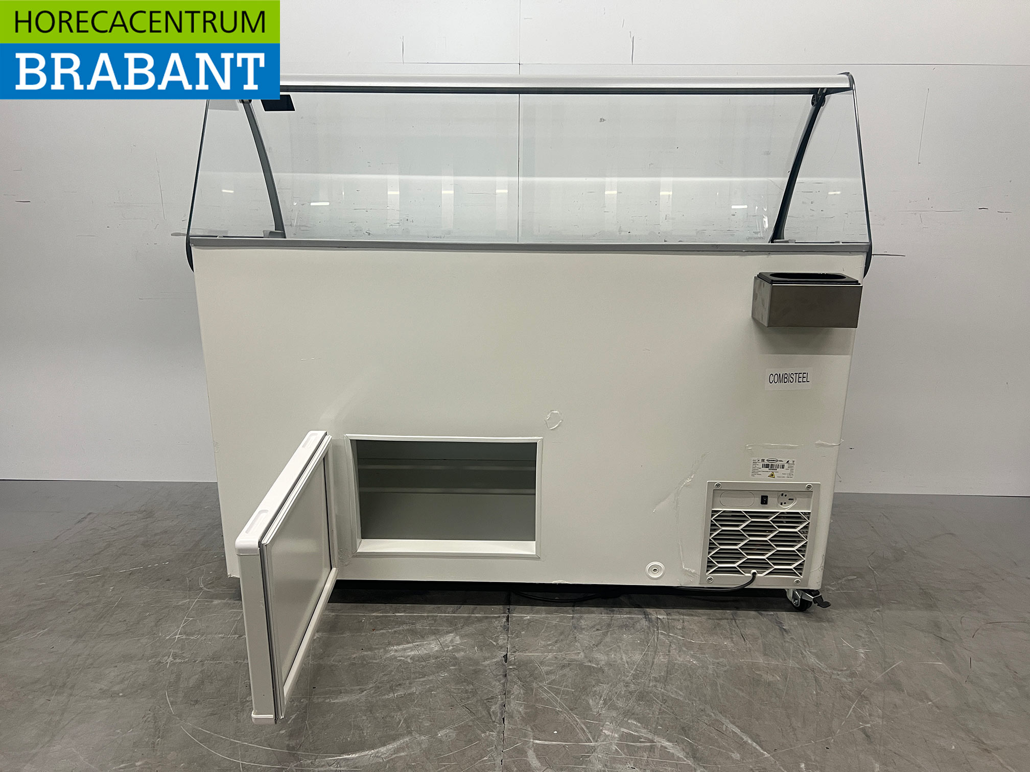 Mobile Combisteel Curacao-Eisvitrine „Schepijs“ mit 10 Behältern, 230 V, Gastronomie – Bild 7
