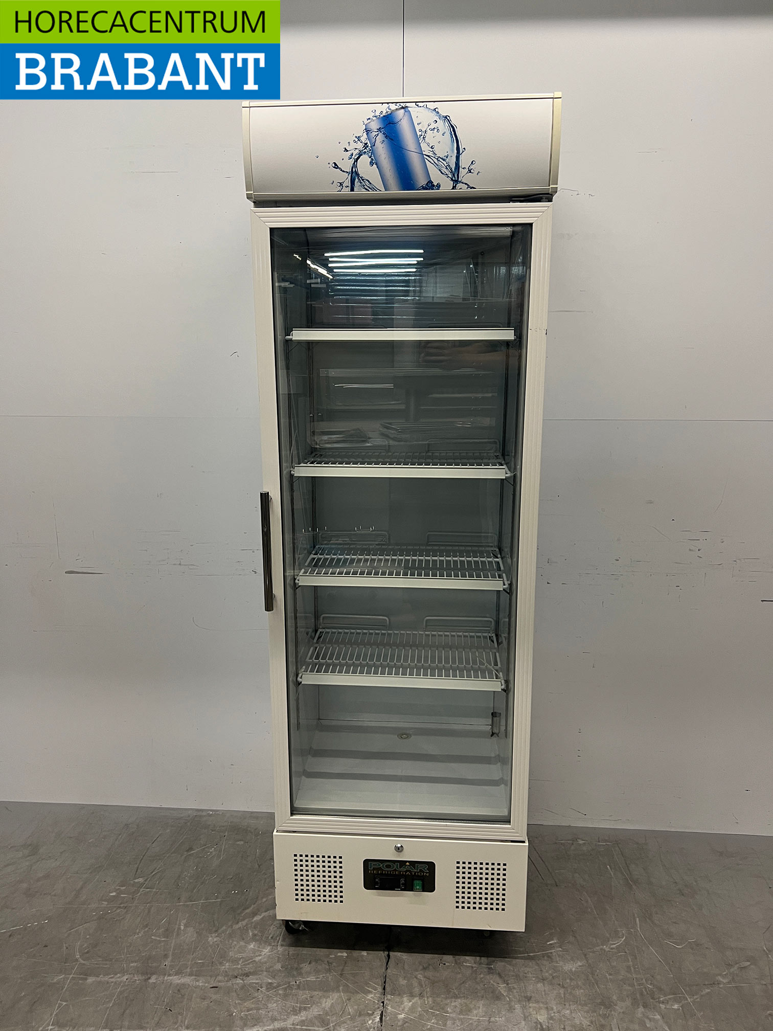 Polar – Mobile Glastür-Kühlvitrine, 336 Liter, 230 V, Gastronomie