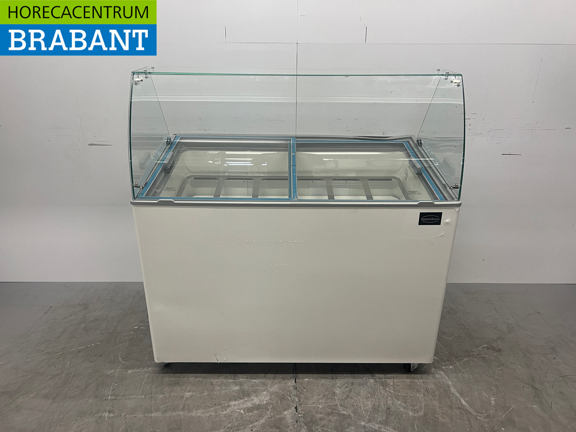 Mobile Combisteel Java Scoop Eiscremevitrine 8 Schalen 230V Horeca