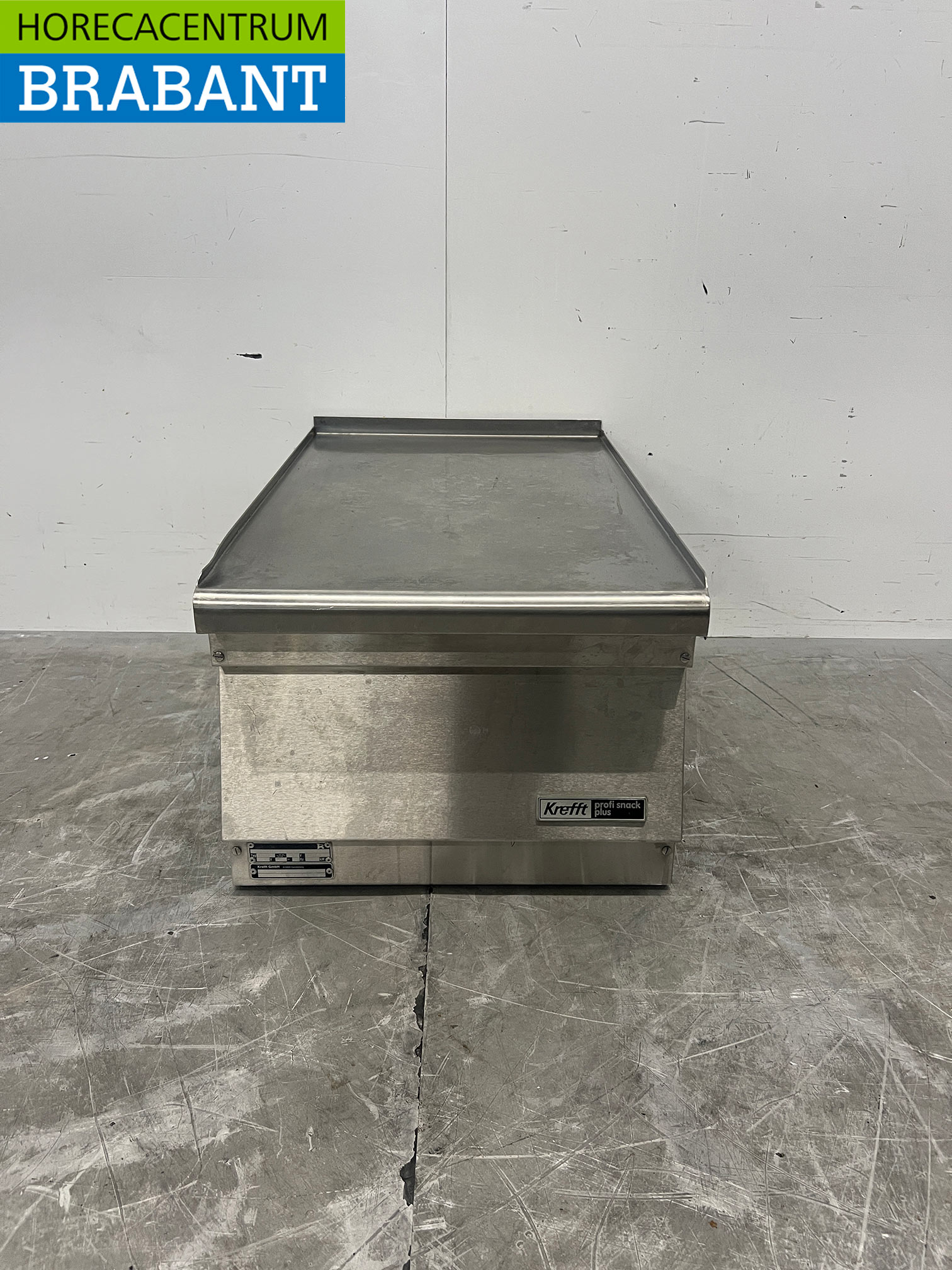 Edelstahl-Krefft-Arbeitsmodul, neutral, Blindmodul, 40 cm, Gastronomie