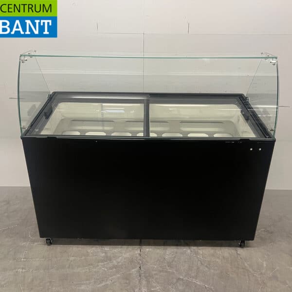 Mobile Combisteel Teneriffa Schaufel-Eisvitrine 10 Fächer 230V Horeca