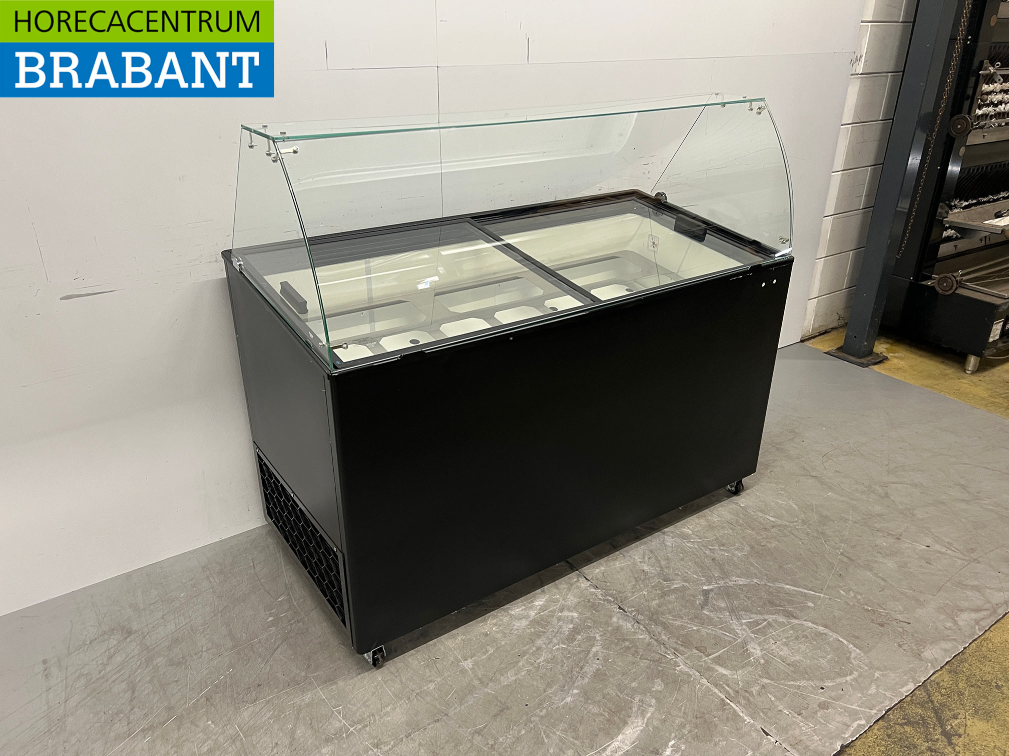 Mobile Combisteel Teneriffa Schaufel-Eisvitrine 10 Fächer 230V Horeca – Bild 3