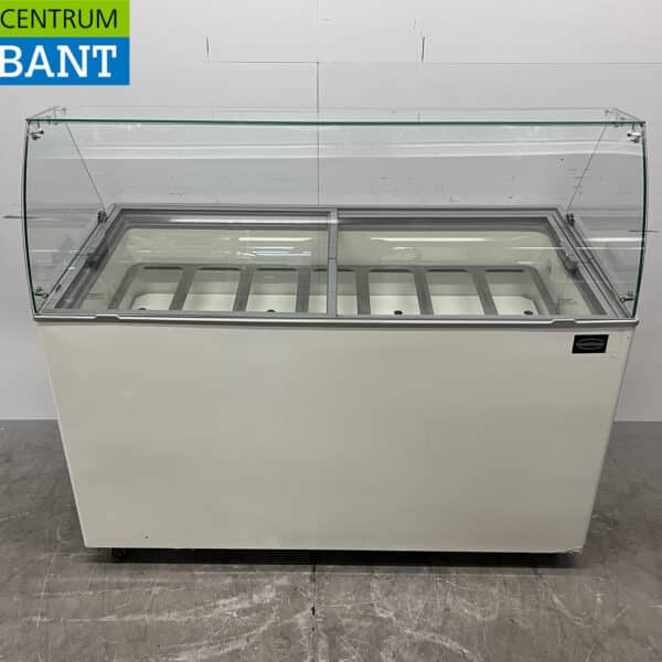 Mobile Combisteel Teneriffa Schaufel-Eisvitrine 10 Fächer 230V Horeca