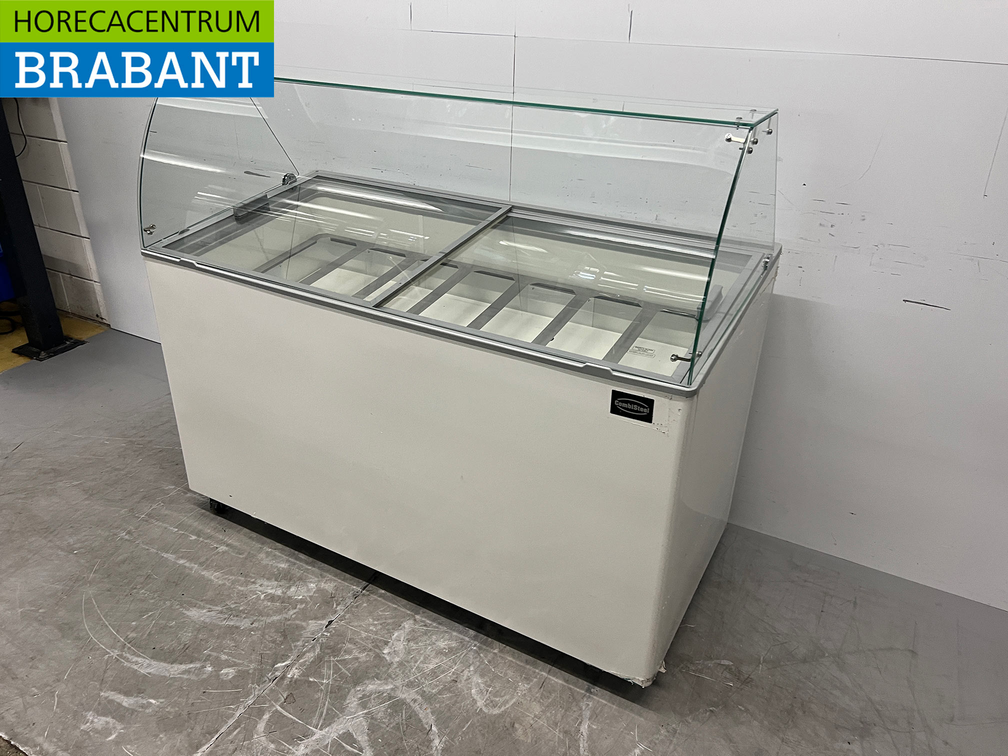 Mobile Combisteel Teneriffa Schaufel-Eisvitrine 10 Fächer 230V Horeca – Bild 2