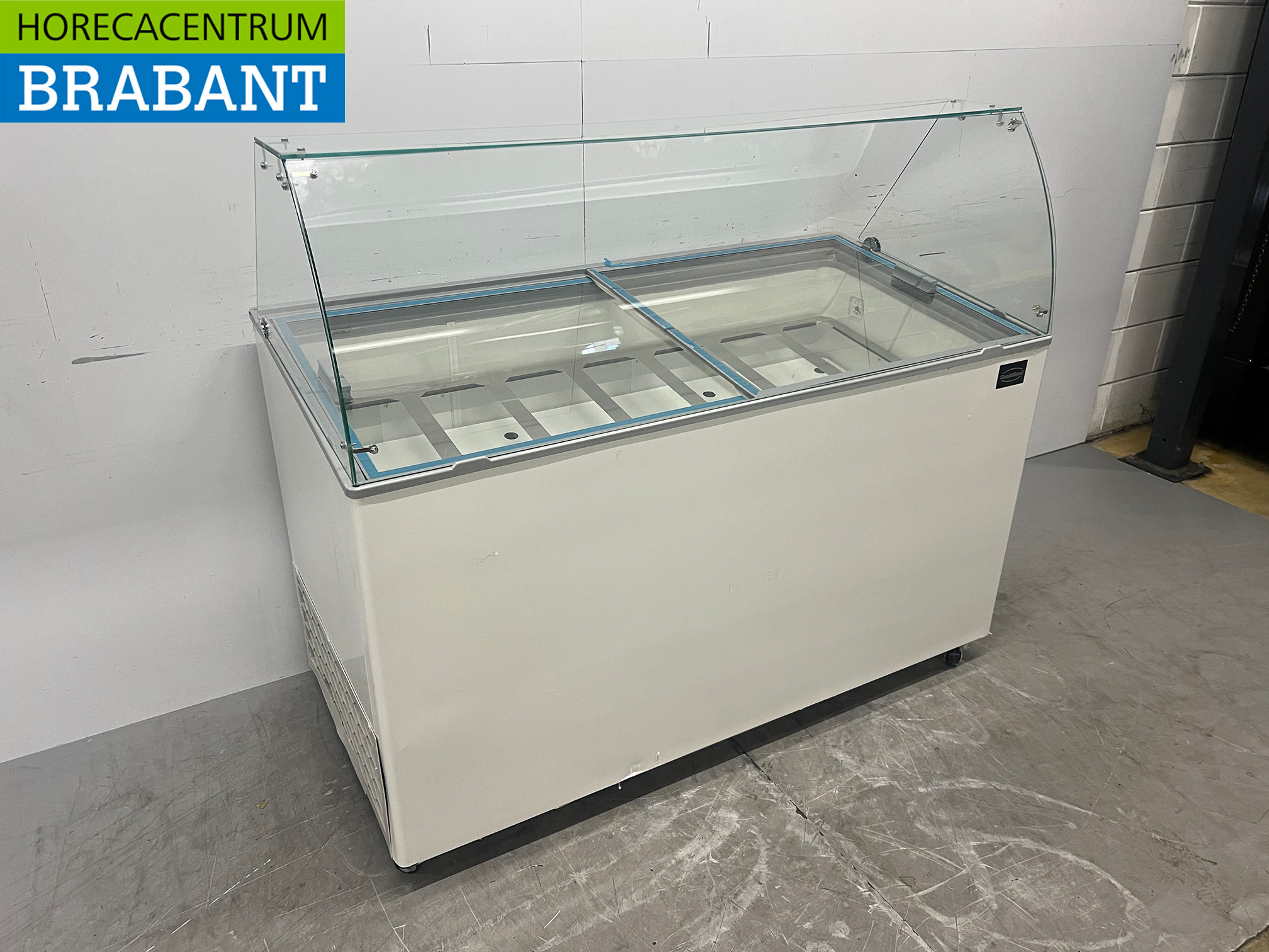 Mobile Combisteel Teneriffa Schaufel-Eisvitrine 10 Fächer 230V Horeca – Bild 3