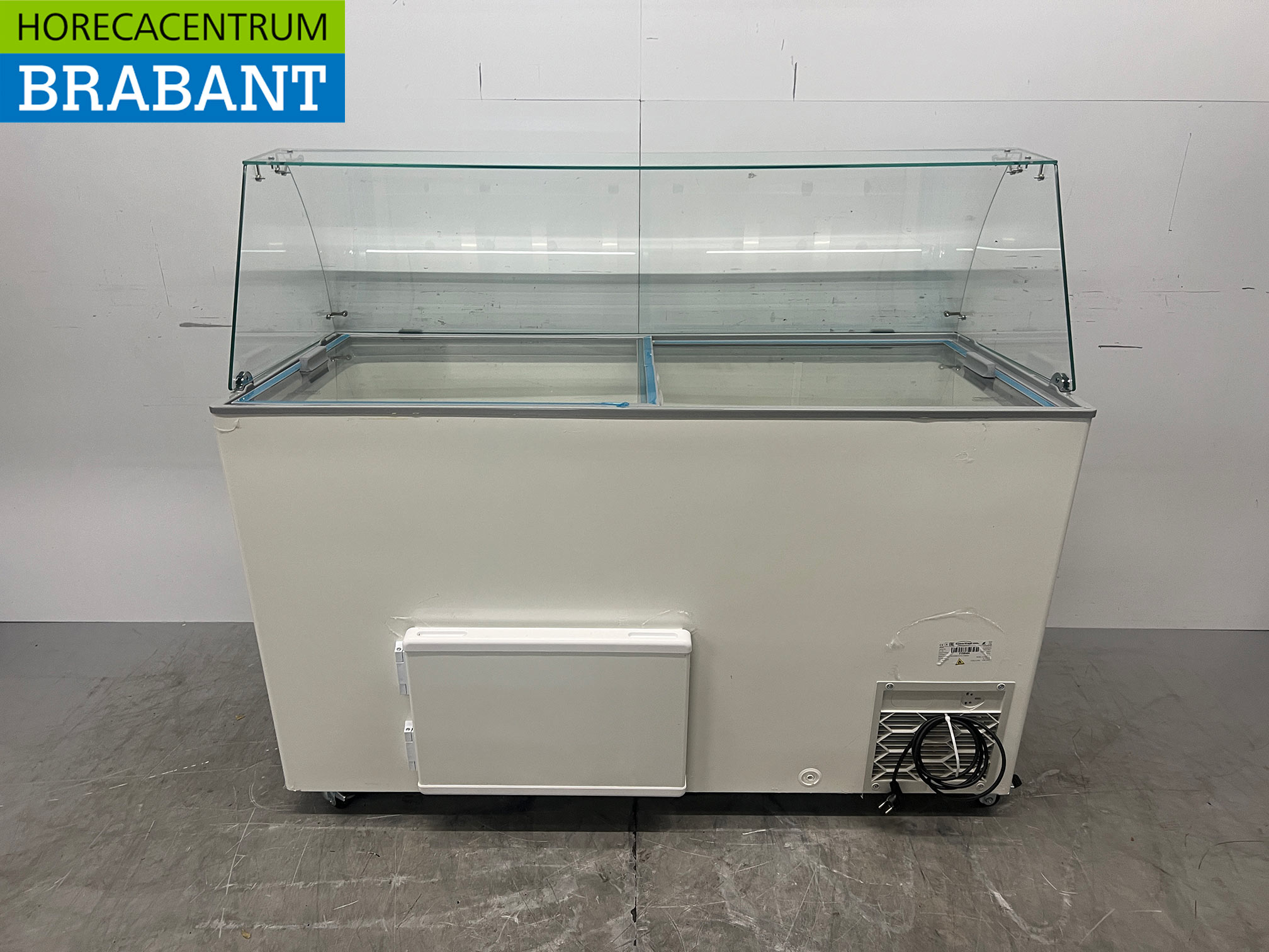 Mobile Combisteel Teneriffa Schaufel-Eisvitrine 10 Fächer 230V Horeca – Bild 4