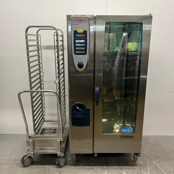 Edelstahl-Kombidämpfer Rational SCC 201, 20 x 1/1 GN, 400 V, Gastronomie
