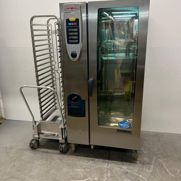 Edelstahl-Kombidämpfer Rational SCC 201, 20 x 1/1 GN, 400 V, Gastronomie