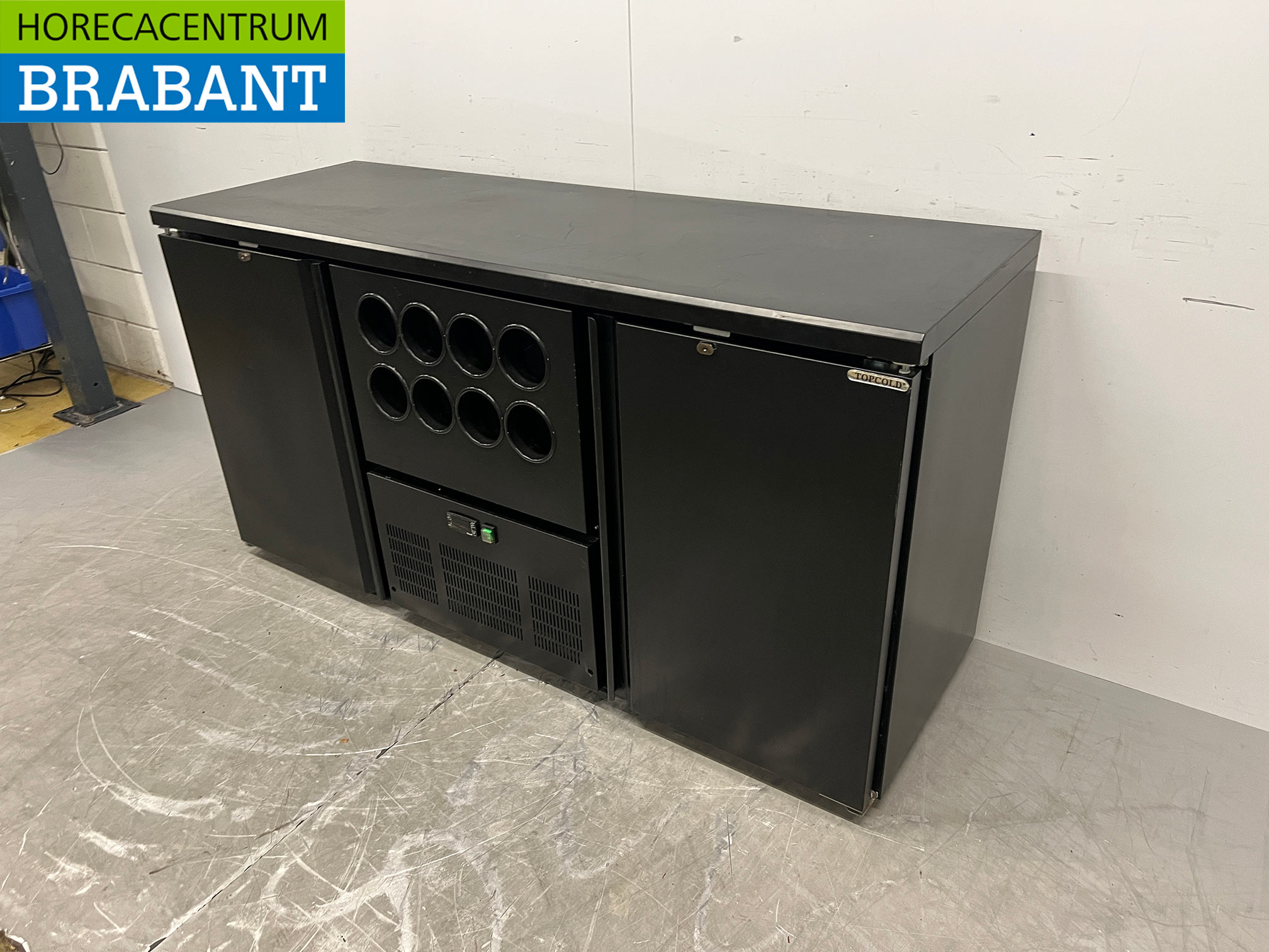 Topcold Flaschennest mit 2 Türen, 167 cm, 230 V, Gastronomie – Bild 2