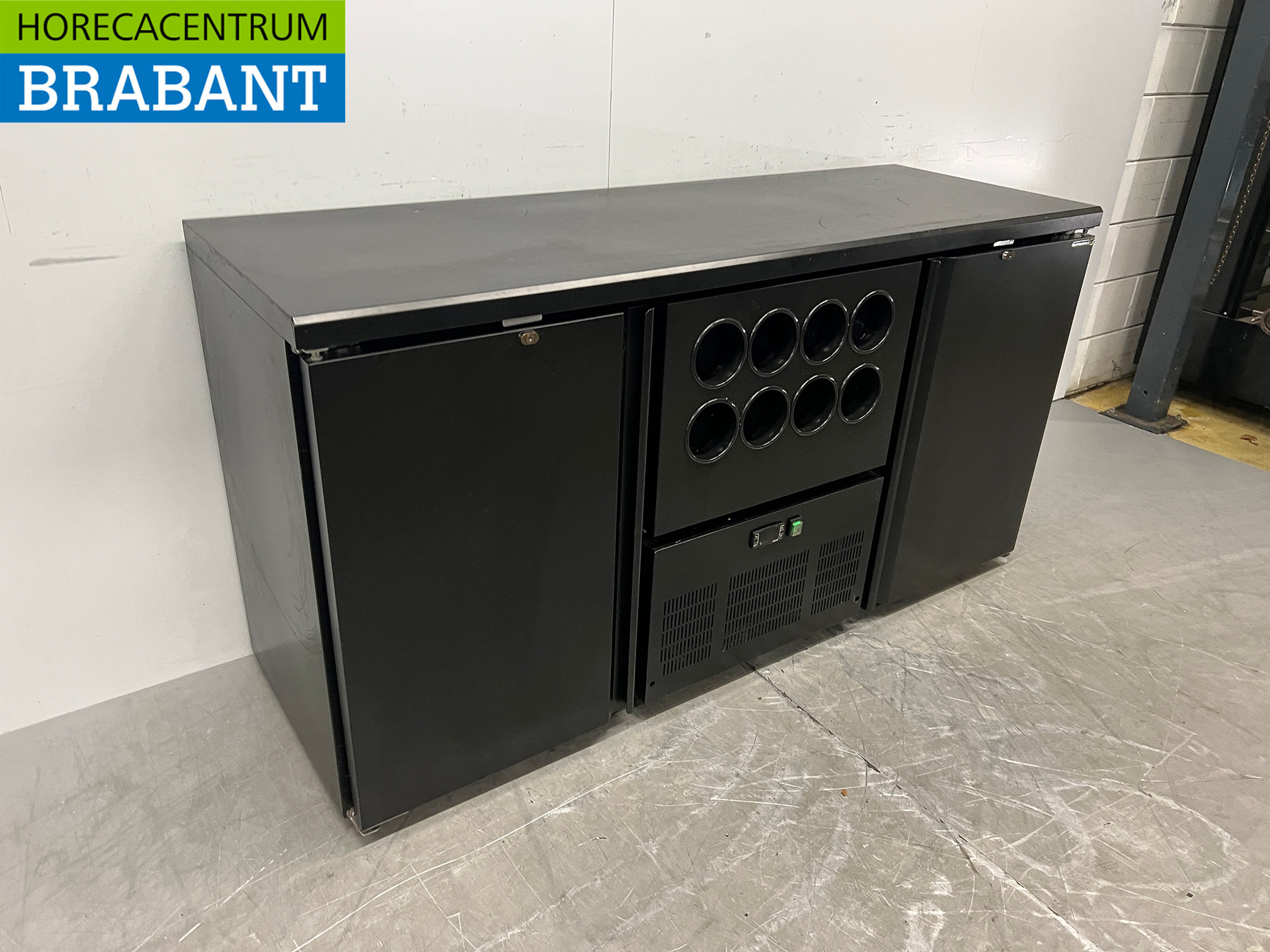 Topcold Flaschennest mit 2 Türen, 167 cm, 230 V, Gastronomie – Bild 3